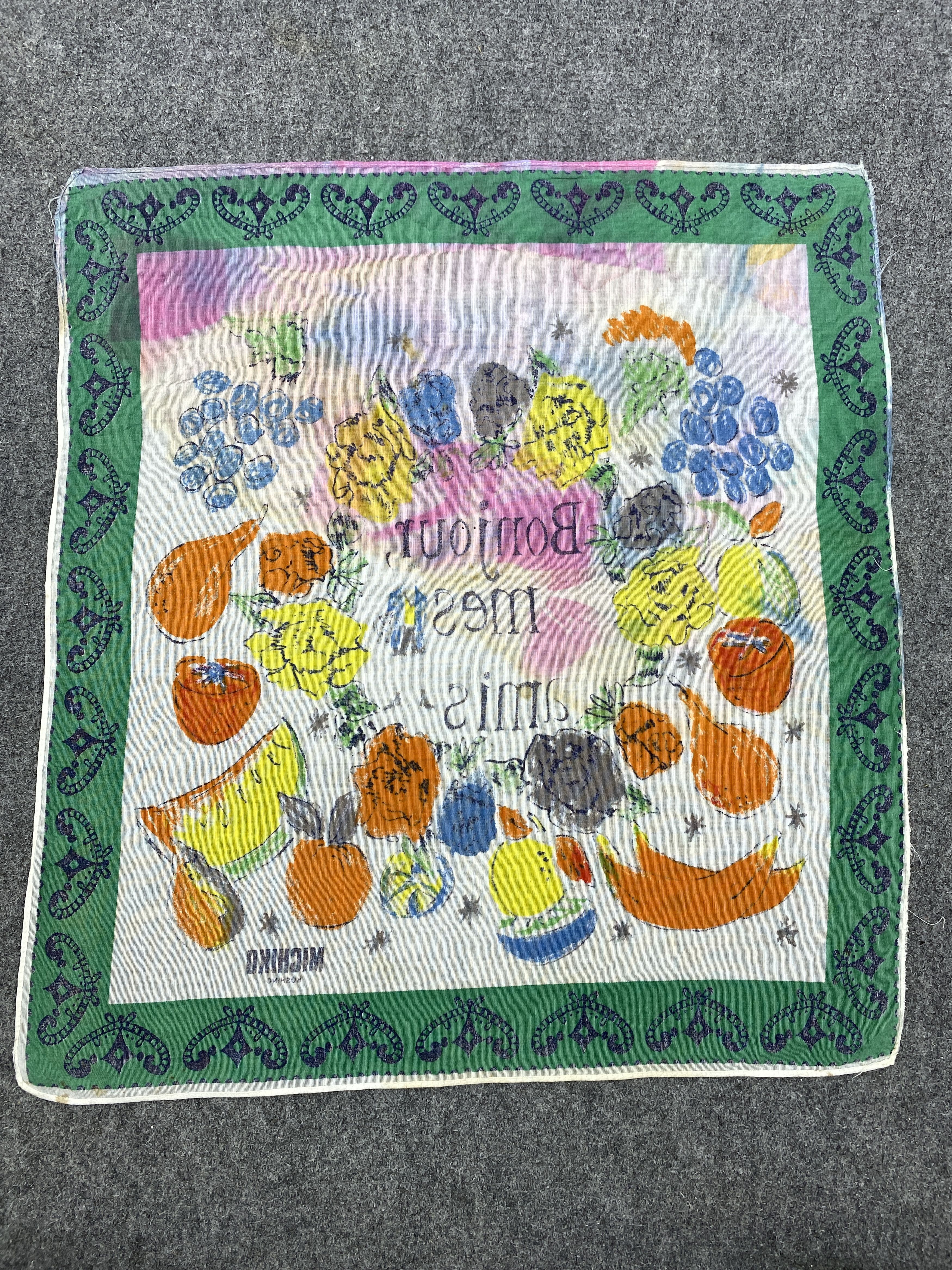 Michiko Koshino Vintage Michiko Koshino Handkerchief / Neckerchief HKC1000 Size ONE SIZE - 10 Thumbnail