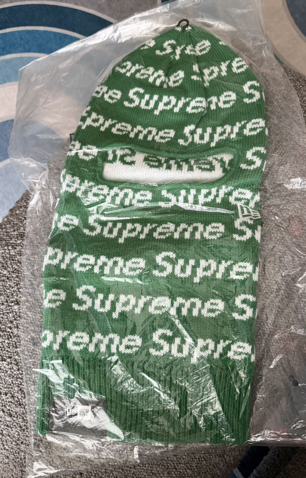 New Era × Supreme Supreme x New Era Box Logo Balaclava Size ONE SIZE - 3 Thumbnail