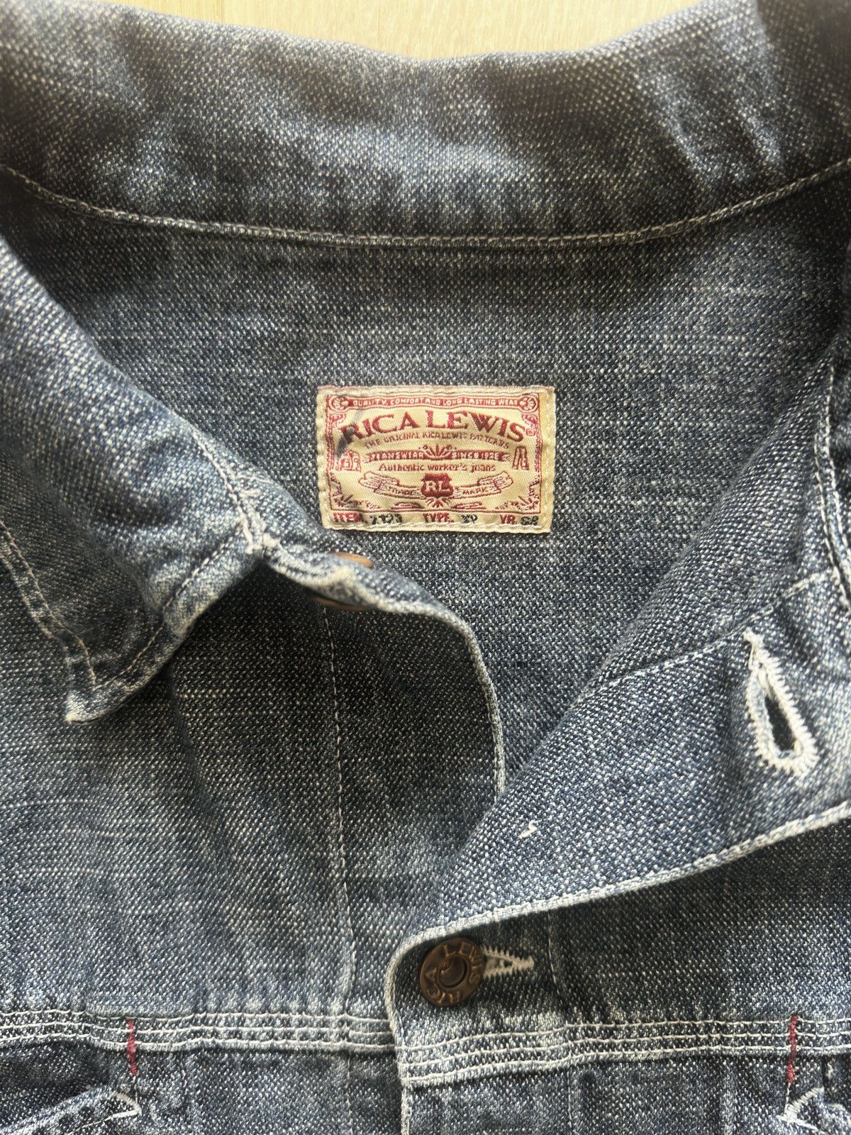 Other Rica Lewis Type II Denim Jacket Size US L / EU 52-54 / 3 - 2 Thumbnail