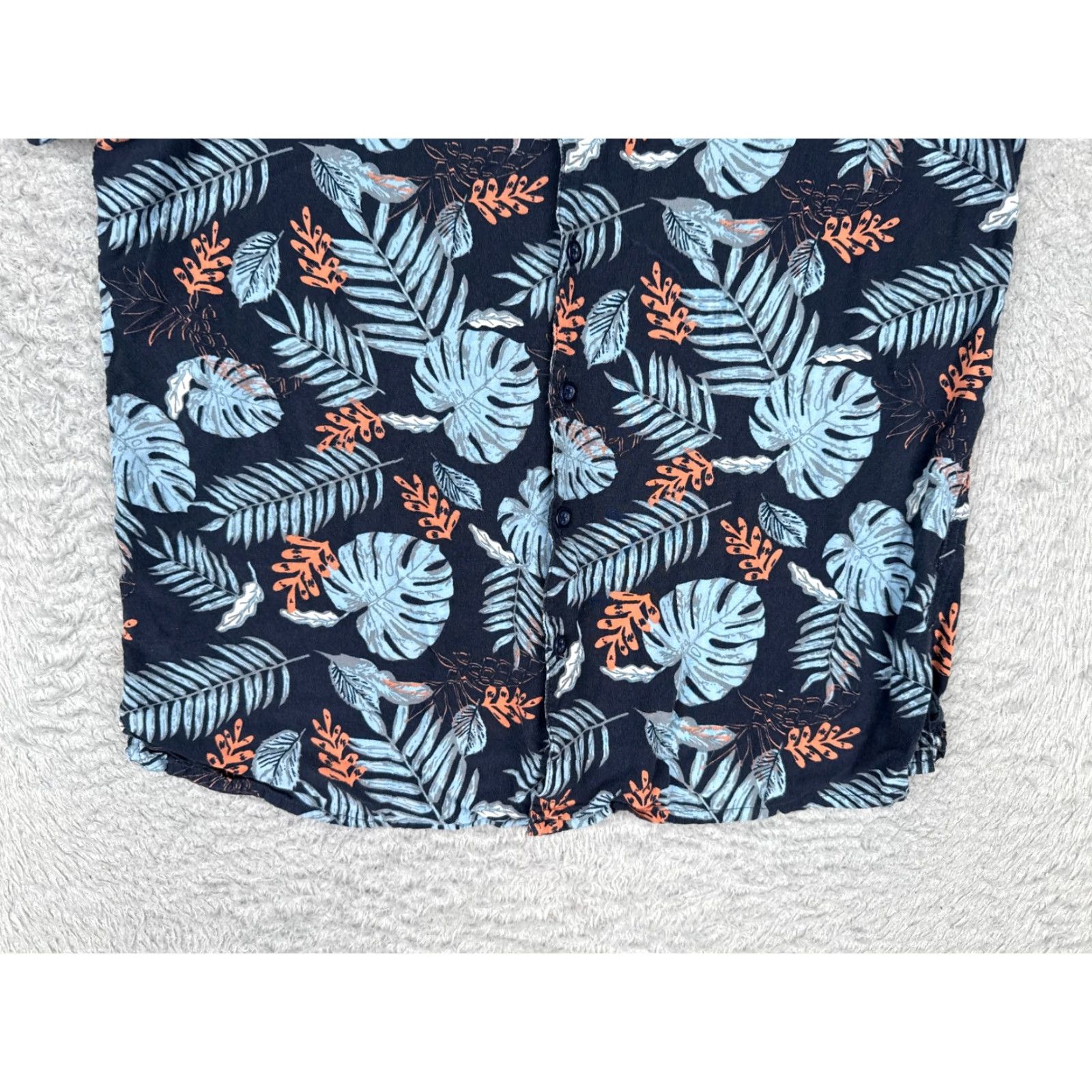 Vintage MBX Premium Goods Shirt Men Medium Blue Floral Hawaiian 100% Rayon Short Sleeve Size US M / EU 48-50 / 2 - 5 Thumbnail