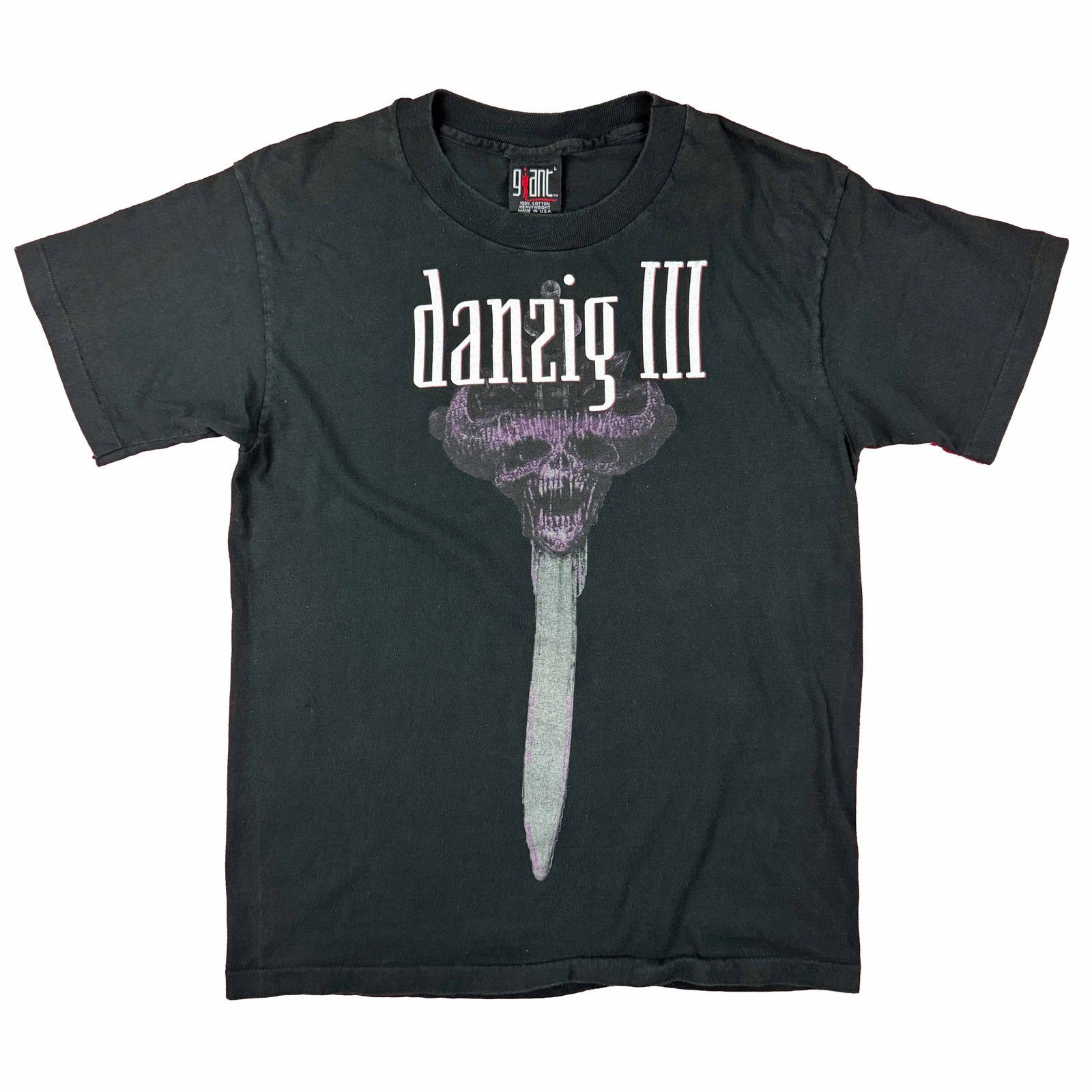 Vintage 90s Danzig 3 III How The Gods Kill Misfits Band T-Shirt L Size US L / EU 52-54 / 3 - 1 Thumbnail