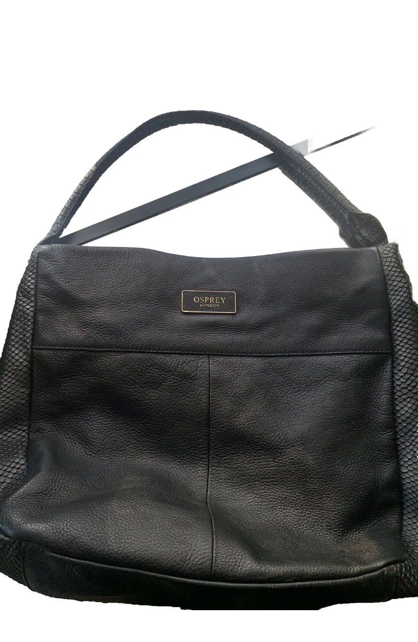 Osprey Osprey Leather floral lining Handbag RRP: £165 Size ONE SIZE - 1 Thumbnail