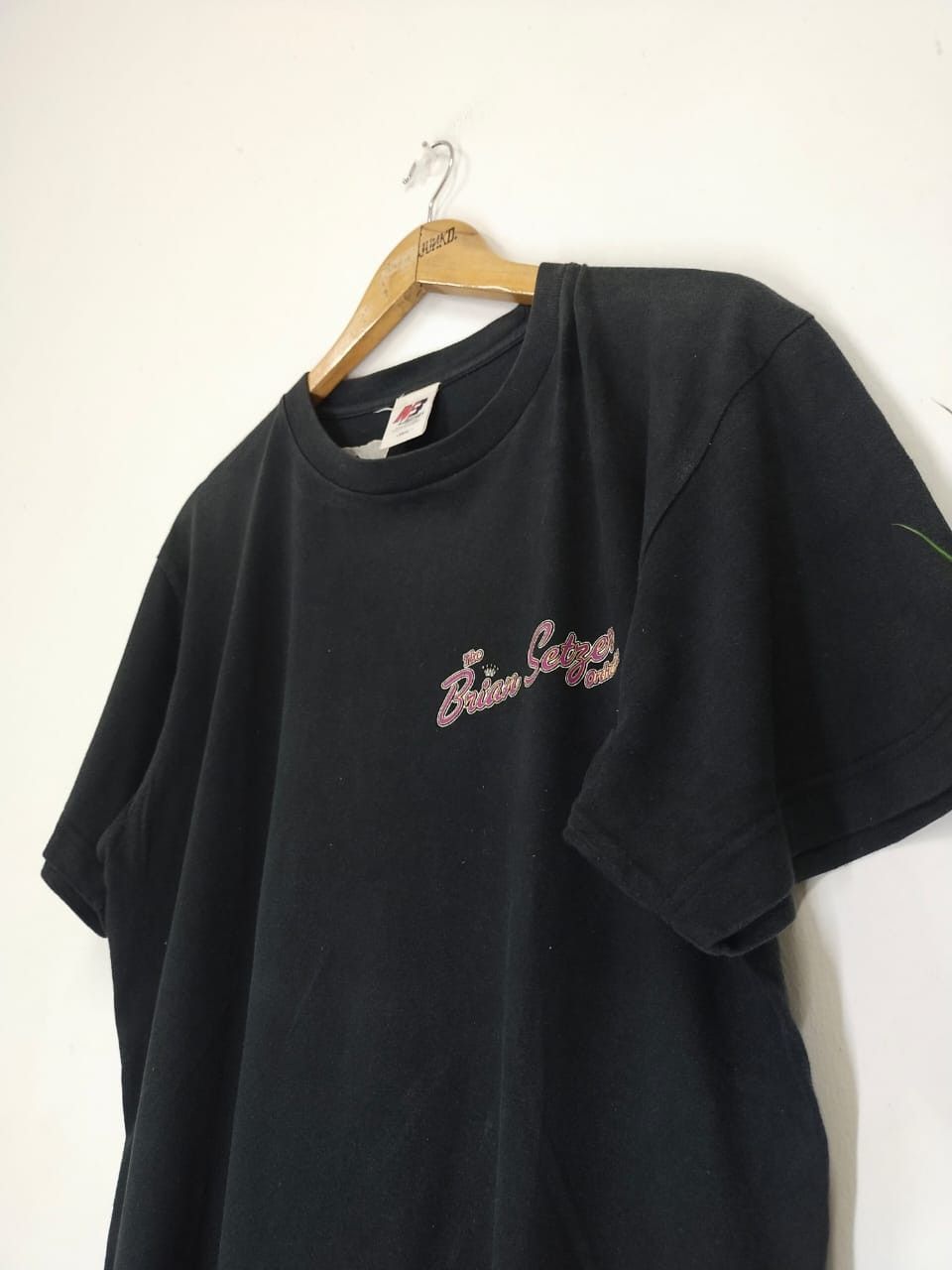 Band Tees Vintage 90s Brian Setzer Of Stray Cats vocalist band tee Size US L / EU 52-54 / 3 - 4 Thumbnail