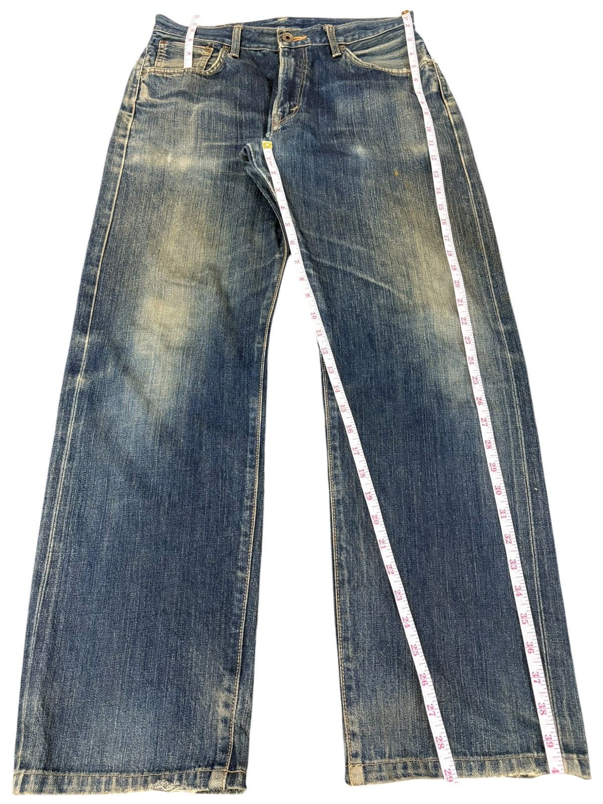 Edwin Vintage Edwin 505 Selvedge Mud Wash Loose Baggy Jeans Size US 31 - 14 Thumbnail