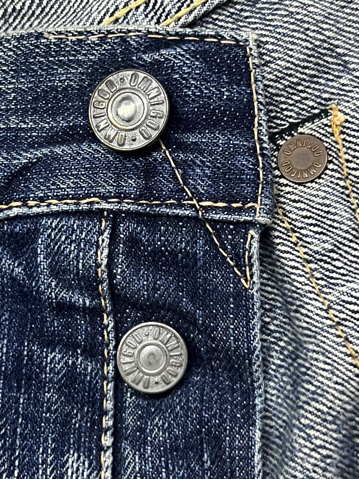 OMNIGOD Vintage 00s OMNIGOD JAPAN LOT 50009 Selvedge Japanese Denim Size US 34 / EU 50 - 13 Thumbnail