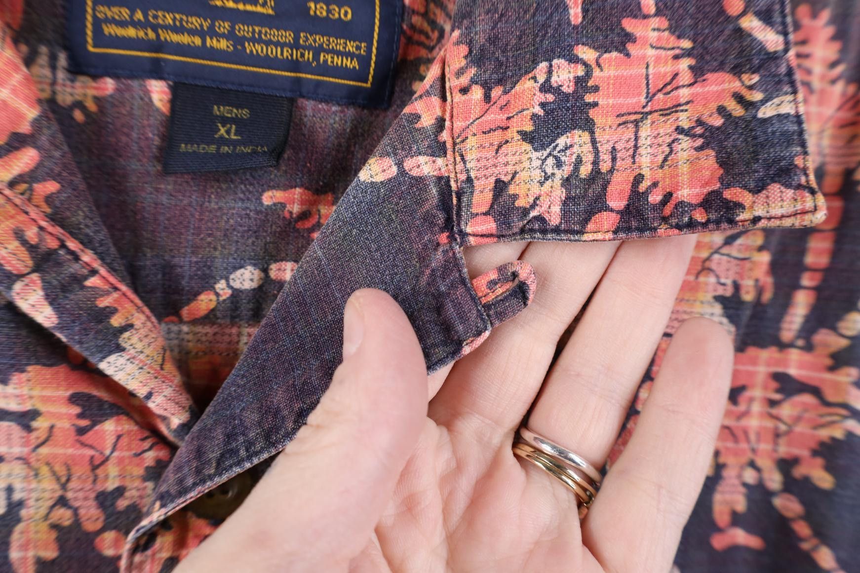 Woolrich Woolen Mills Vintage 90s Woolrich Tree Beach Luau Hawaiian Button Shirt Size US XL / EU 56 / 4 - 7 Thumbnail