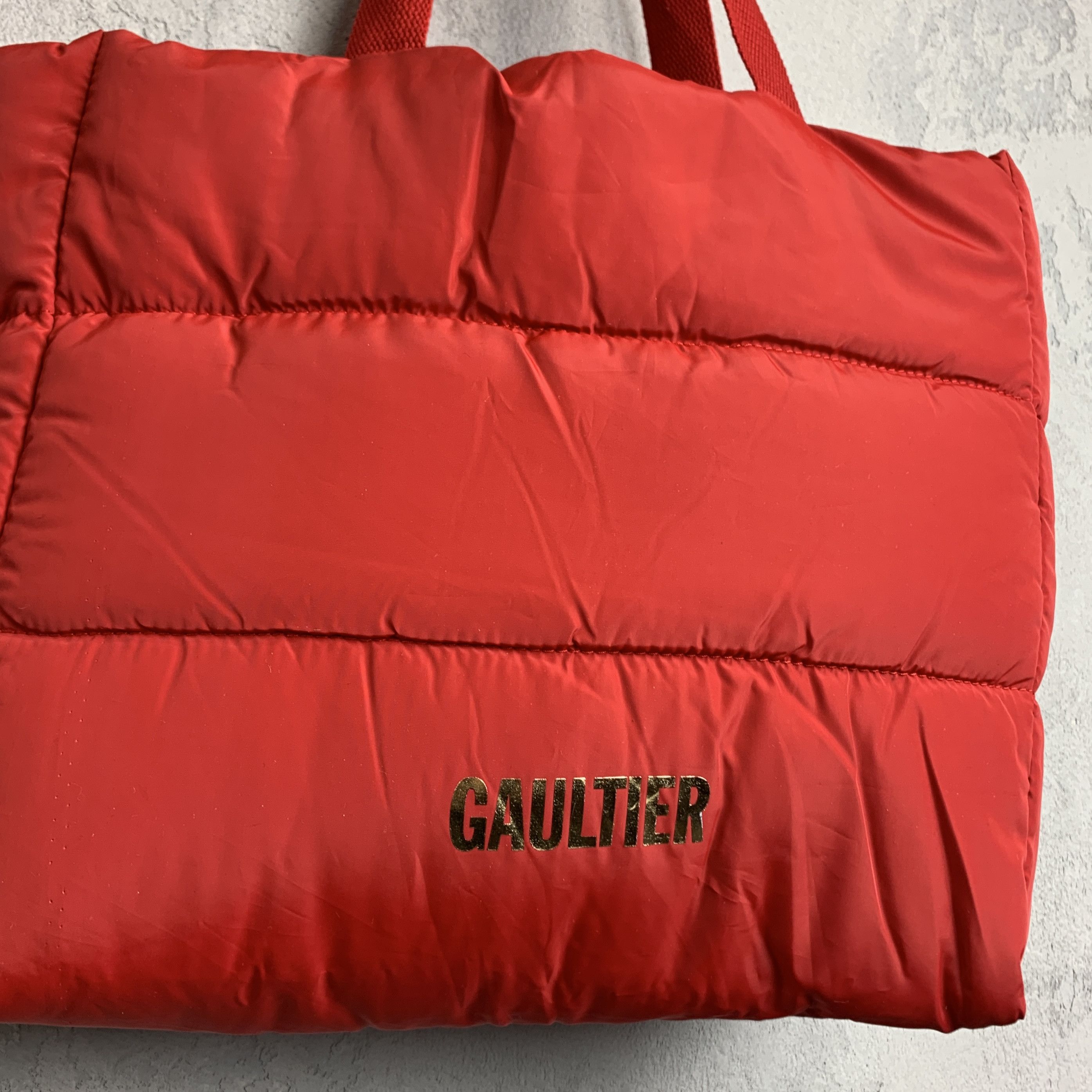 Designer × Jean Paul Gaultier Jean Paul Gaultier red puffer tote bag Size ONE SIZE - 6 Thumbnail