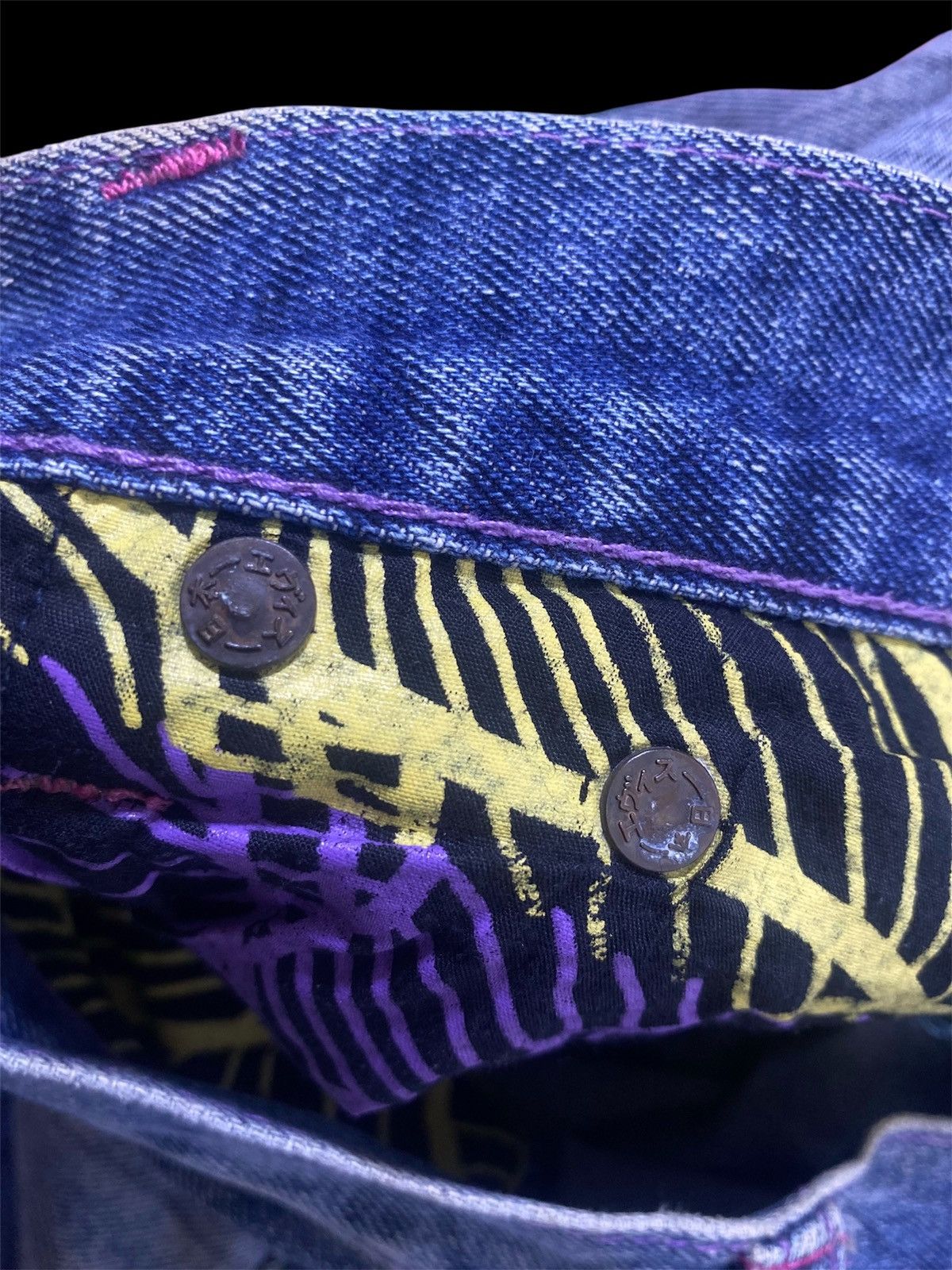 Evisu Vintage Multicolur Evisu Denim Made In Japan Size US 28 / EU 44 - 8 Thumbnail
