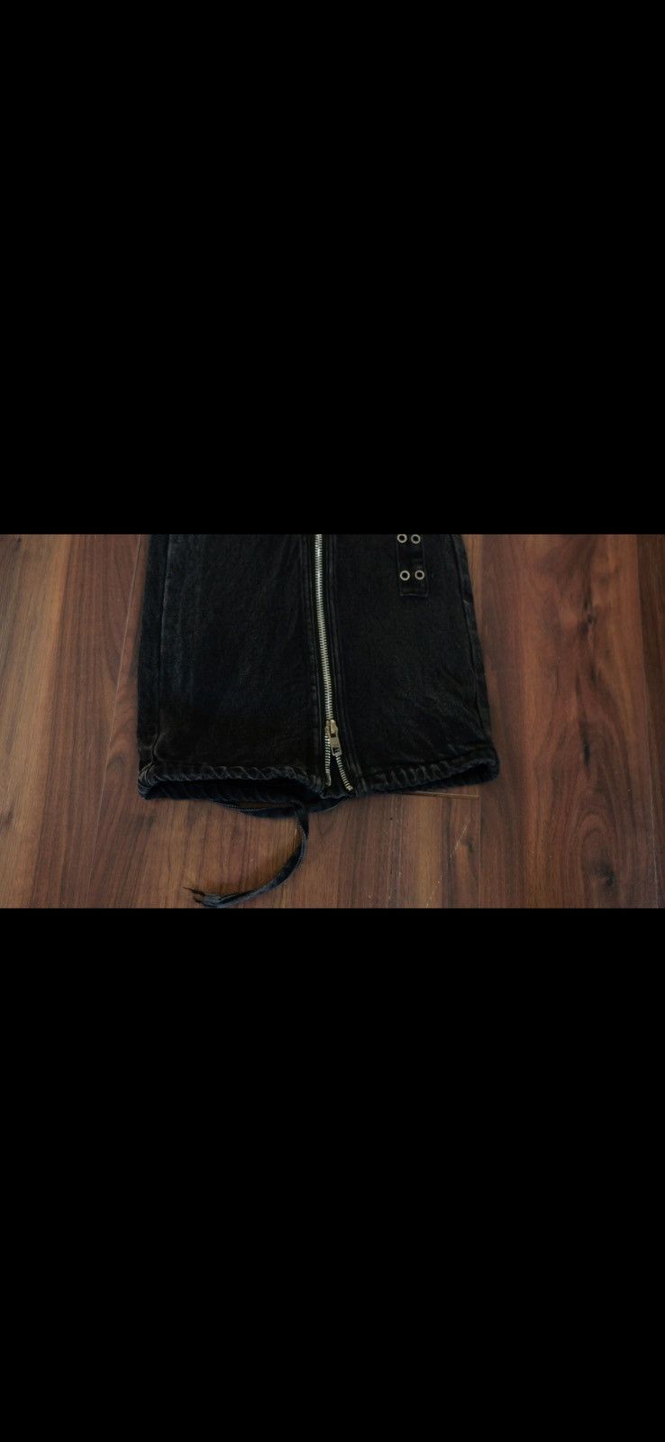 No Faith Studios No/Faith Studios Black Heavy Cargo Jeans XL Size US 36 / EU 52 - 7 Thumbnail