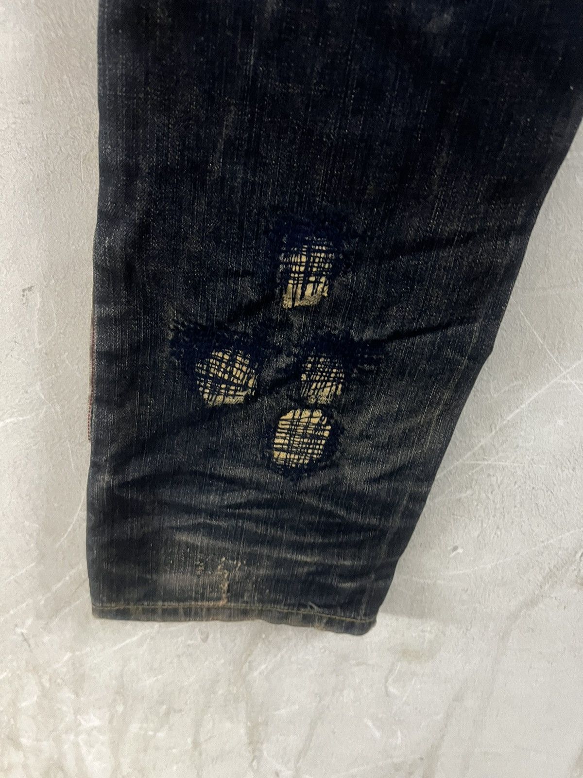 Hysteric Glamour VINTAGE Y2K INSPIRED KAPITAL PATCHWORK DENIM PANT Size US 28 / EU 44 - 17 Thumbnail