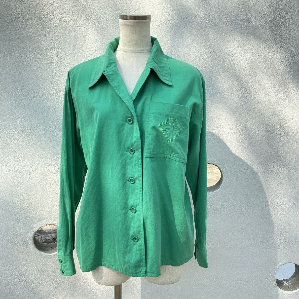 Dior Christian Dior Green Pocket Shirt Size M / US 6-8 / IT 42-44 - 1 Thumbnail