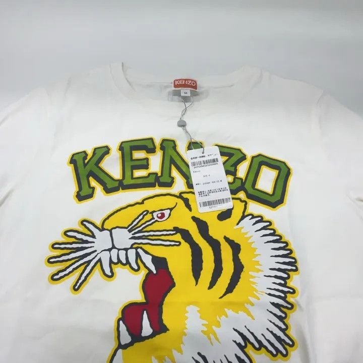 Kenzo Kenzo Casual Graphic Tiger Print T-Shirt -2507 Size M / US 6-8 / IT 42-44 - 6 Thumbnail