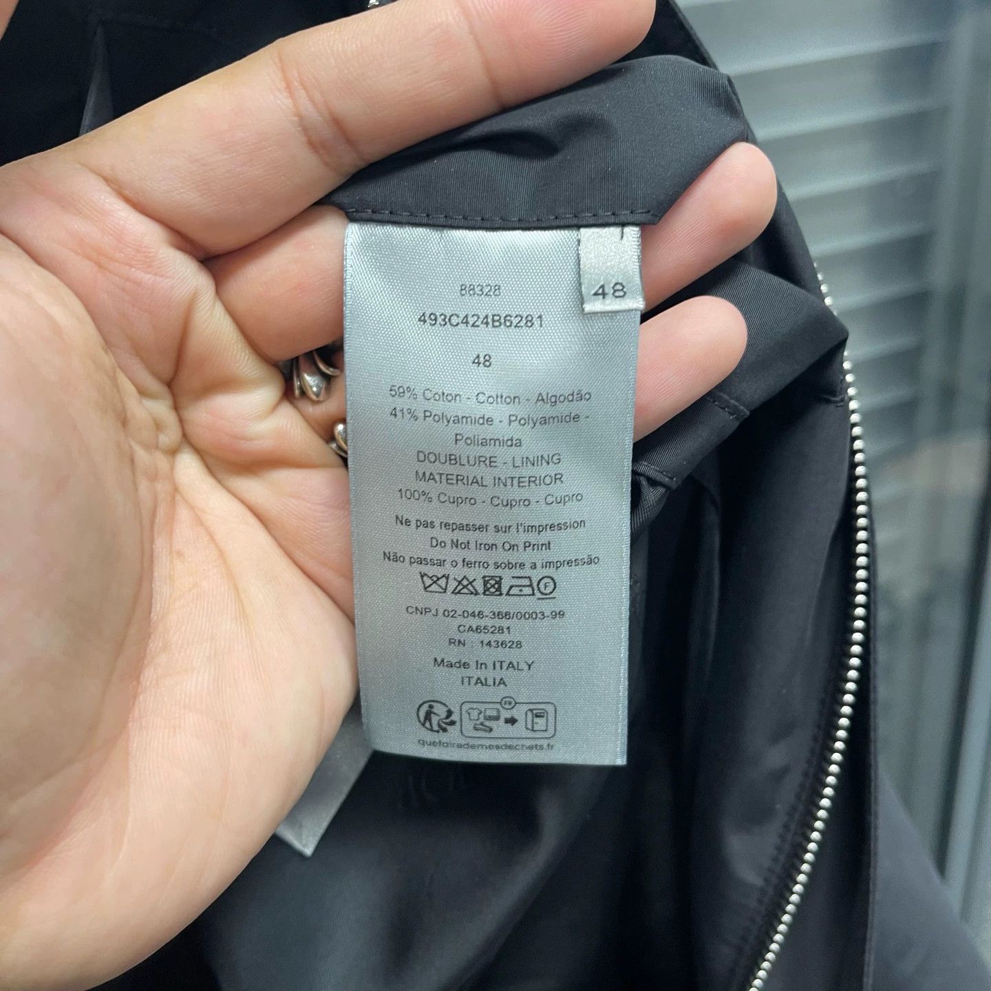 Dior Dior 24ss Fluorescent Slogan Jacket 48 NEW Size US M / EU 48-50 / 2 - 4 Thumbnail