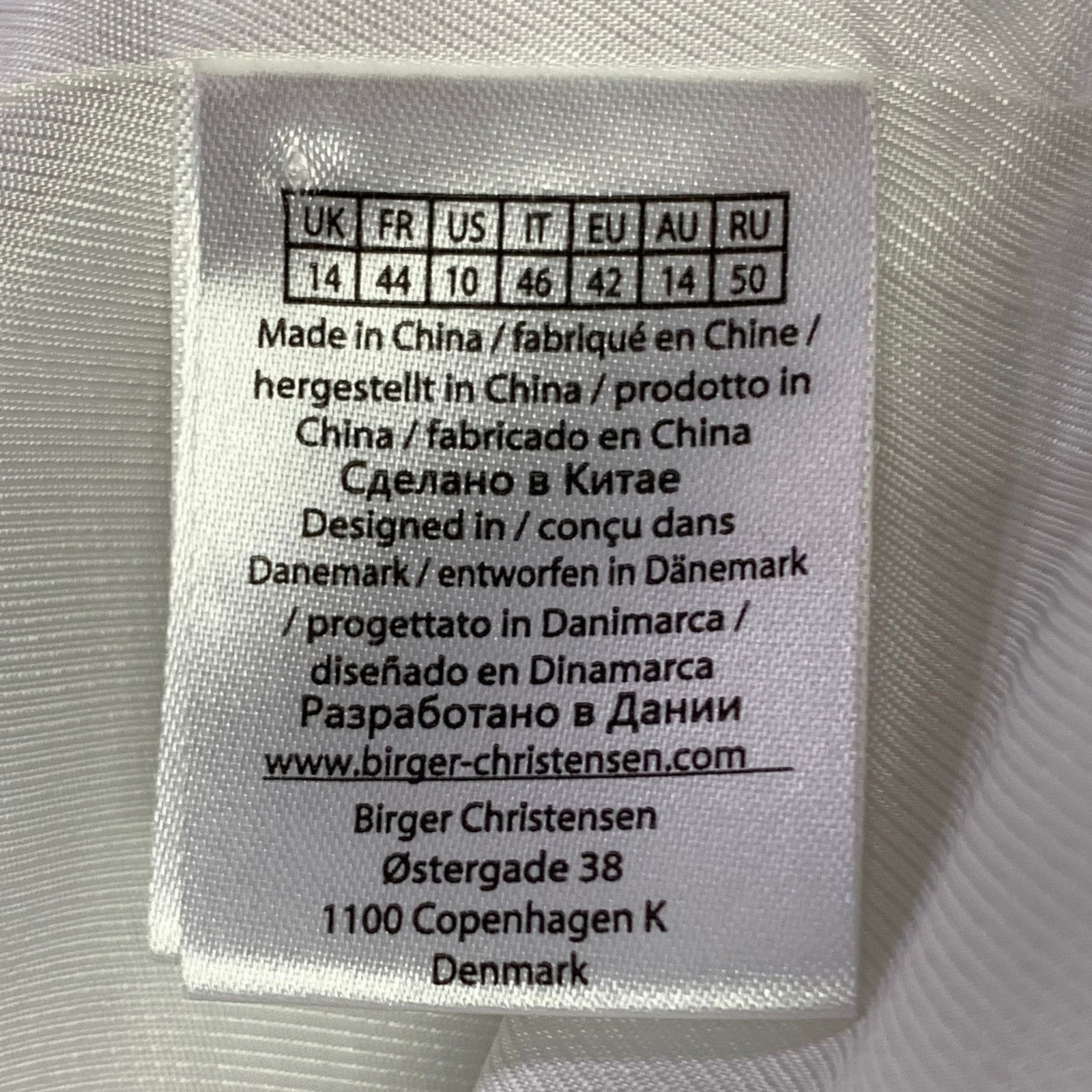 ROTATE White Polyester Wool Double Breasted Notch Lapel Jacket Size L / US 10 / IT 46 - 9 Thumbnail