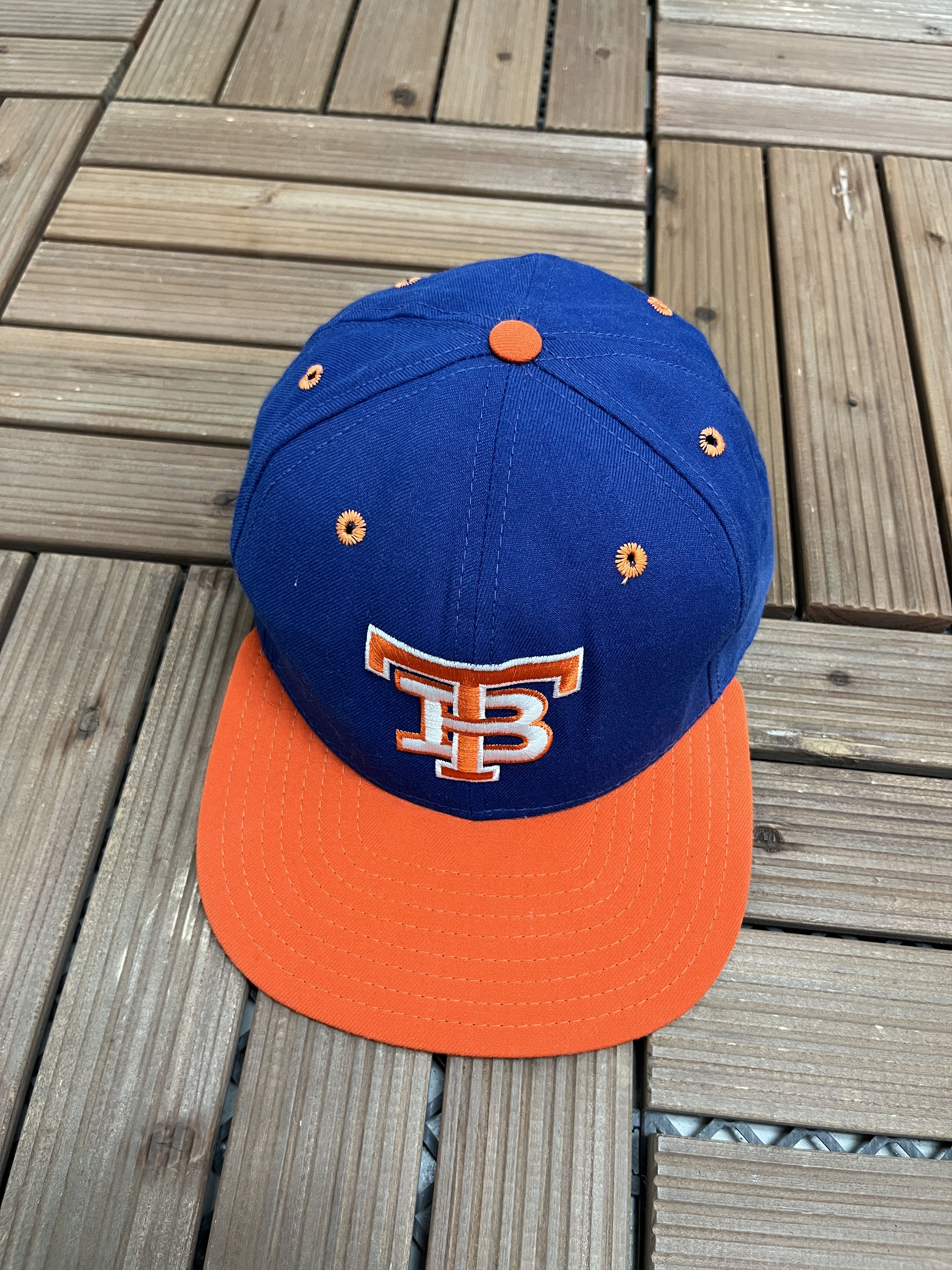 New Era × Vintage Tampa Bay Rays Durham Bulls Vintage Blue Snap Back Hat Size ONE SIZE - 1 Thumbnail