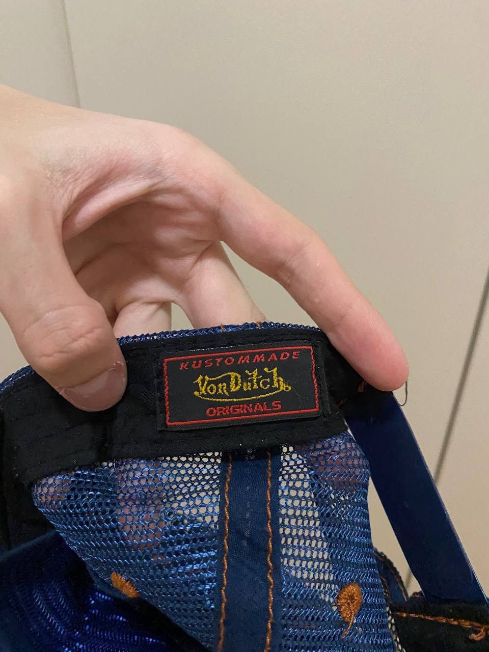 Japanese Brand × Vintage × Von Dutch Von Dutch custommade originalg rhinestones cap Size ONE SIZE - 6 Thumbnail