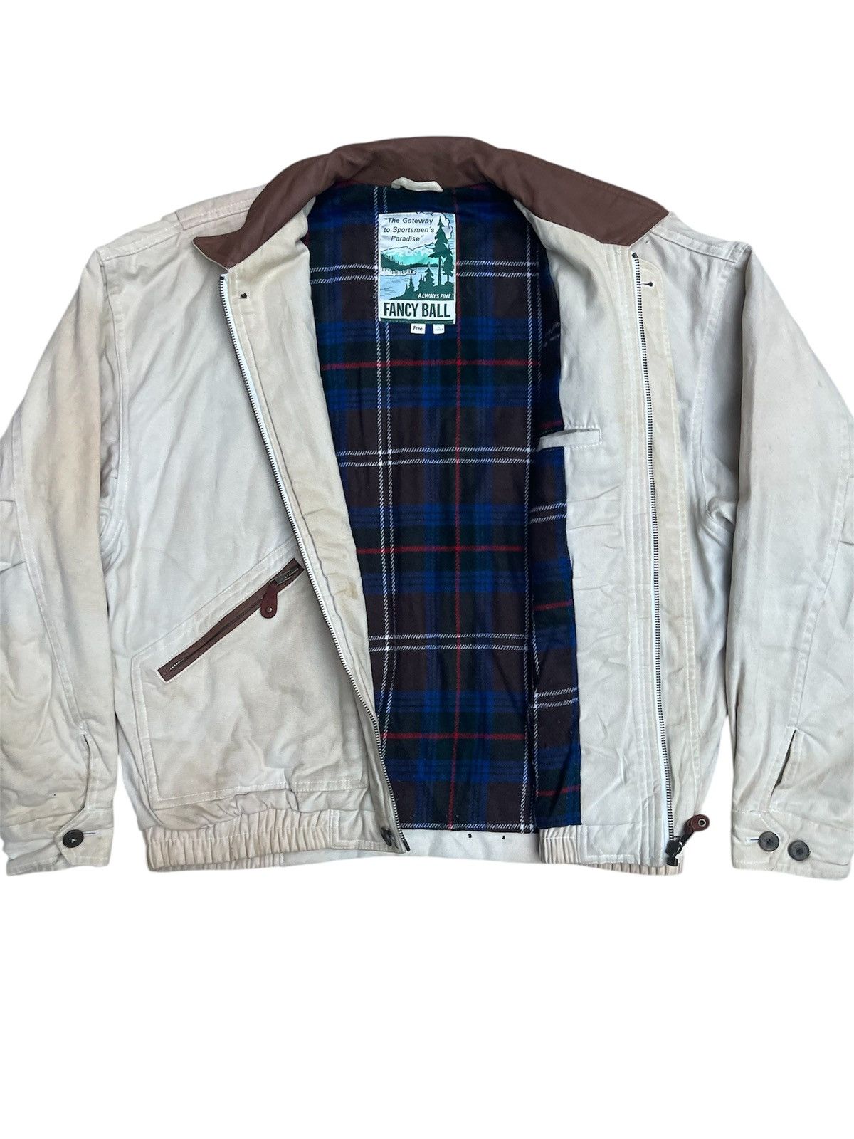 Vintage FANCY BALL “Sportsman’s Paradise” Jacket Leather Collar Size US L / EU 52-54 / 3 - 3 Thumbnail