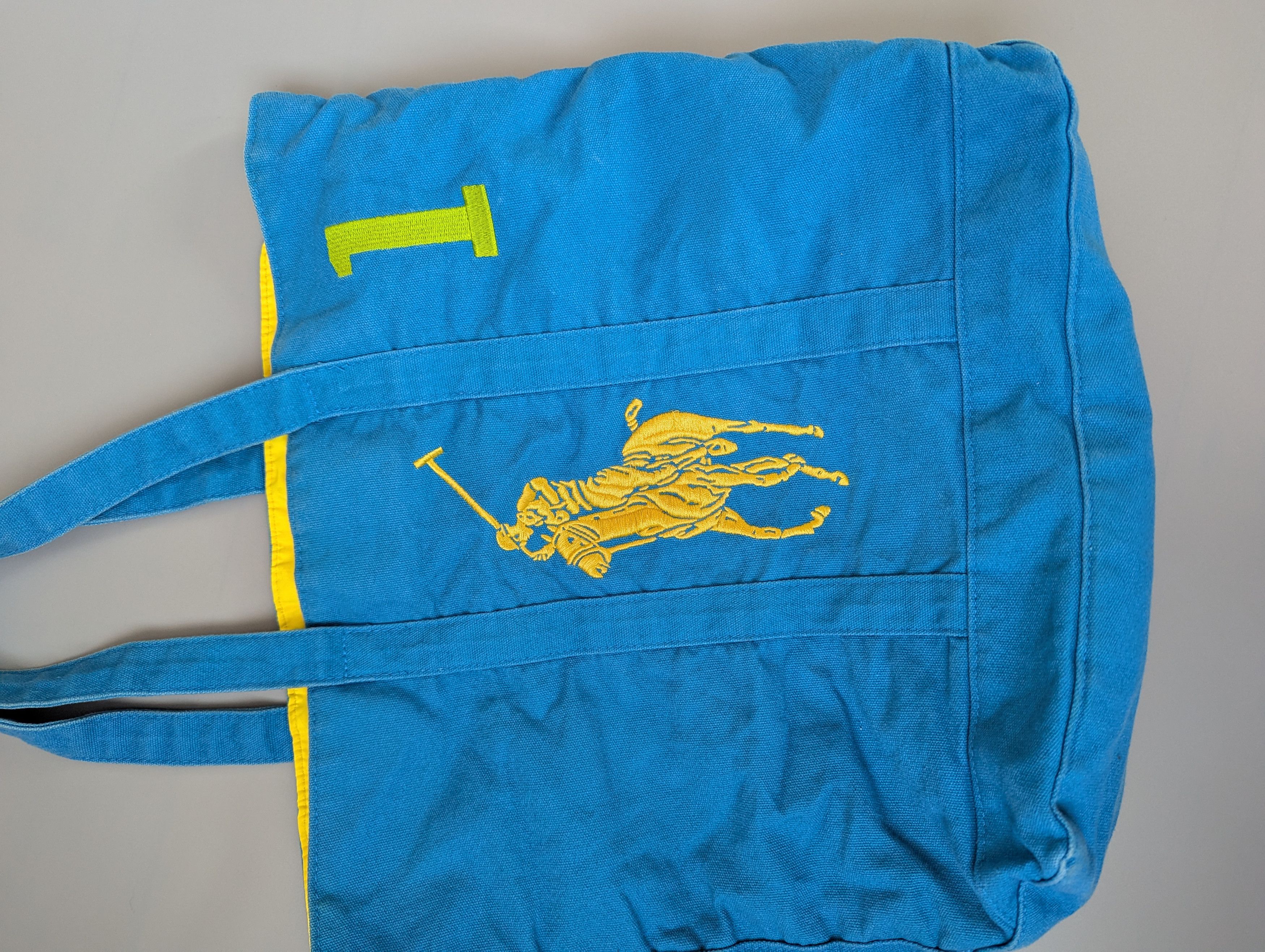 Polo Ralph Lauren × Ralph Lauren Polo Ralph Lauren Big Pony Embroidered Tote Bag Size ONE SIZE - 2 Thumbnail