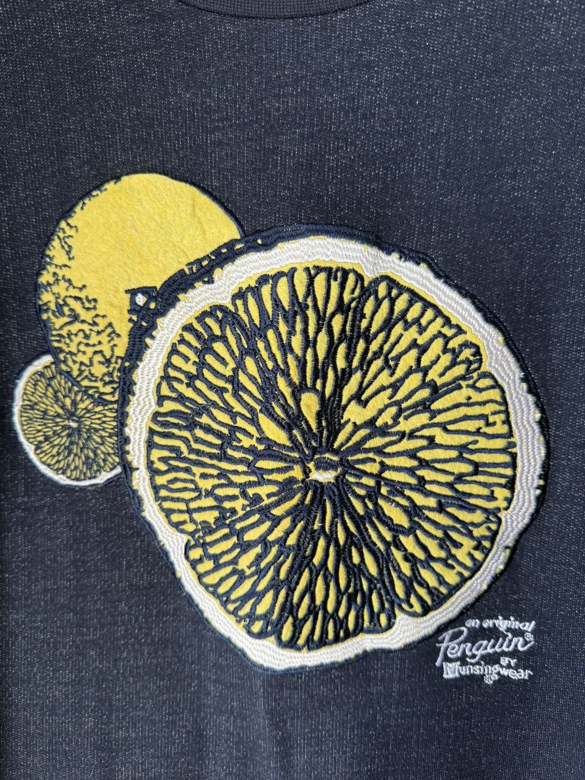 Original Penguin Original Penguin - Size XL - Blue Embroidered Lemon Sweater Size US XL / EU 56 / 4 - 2 Thumbnail