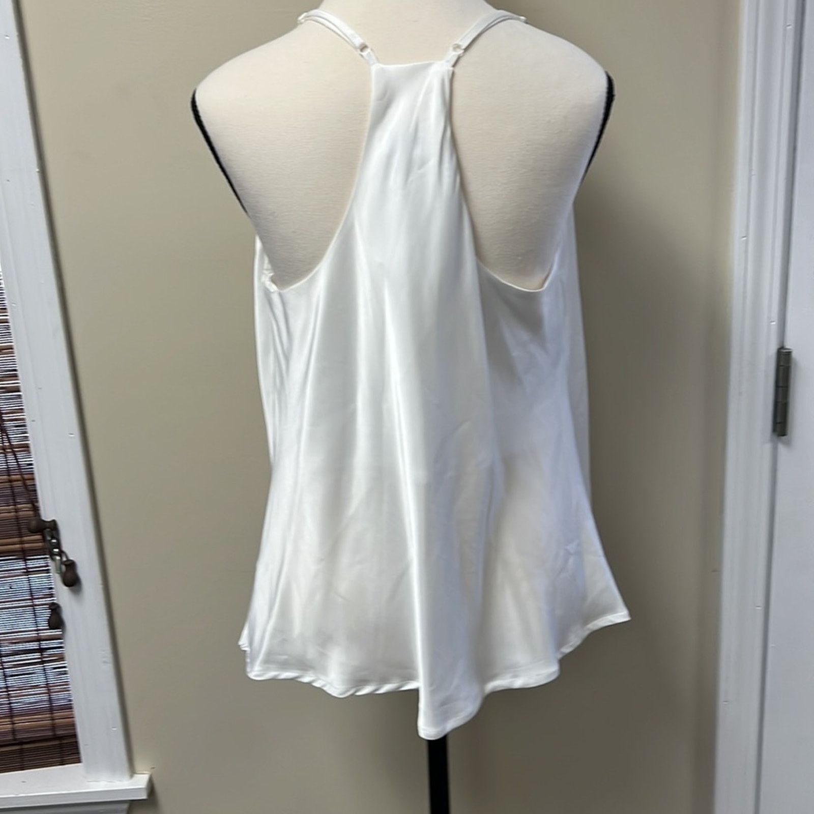 FOR OTHERS NWT- She + Sky Ivory Silky Camisole Size L / US 10 / IT 46 - 5 Thumbnail