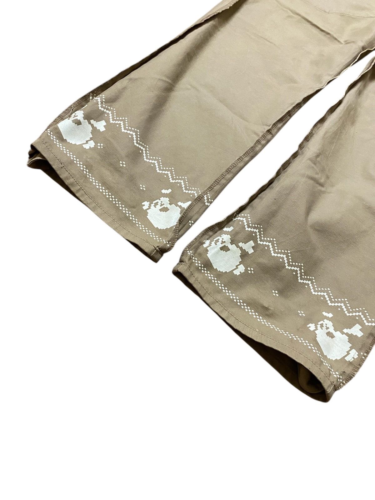 Japanese Brand × PPFM Vintage y2k PPFM Cotton Baggy Wide Leg Pants Streetwear Size US 32 / EU 48 - 11 Thumbnail