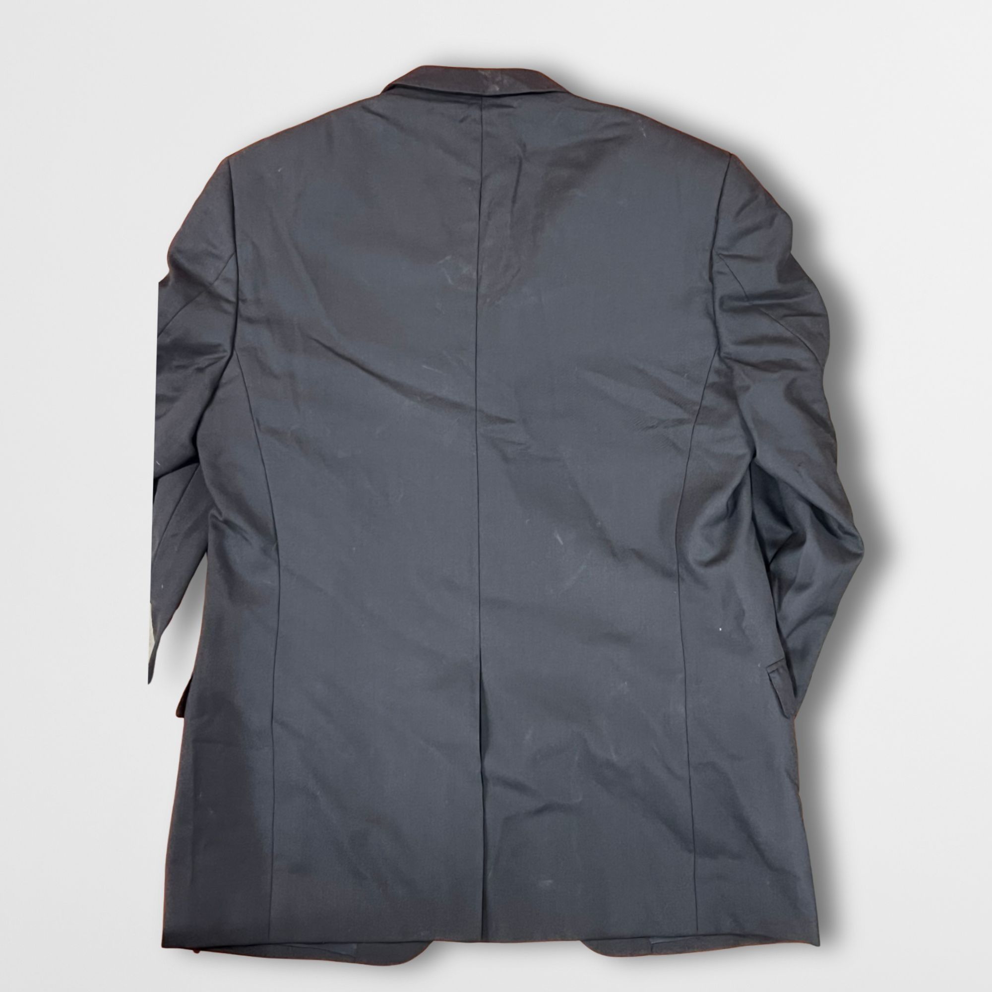 Other Made in Italy 4-Button Black Blazer – Classic Formal Suit Ja Size 50R - 3 Thumbnail