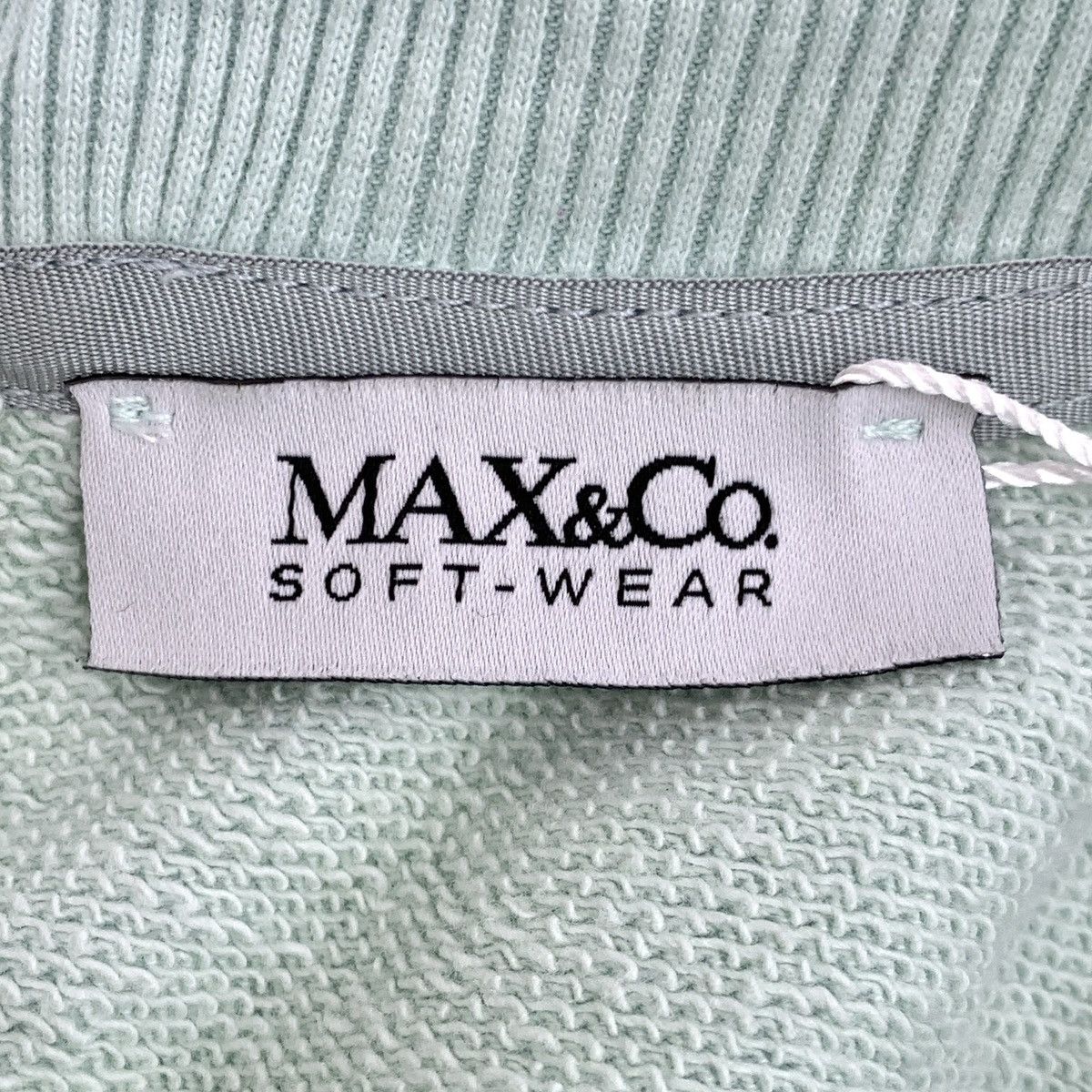 MAX&Co. Max&Co Mint Green Lapel Lace Trim Long Sleeve K26WX Size S / US 4 / IT 40 - 5 Thumbnail