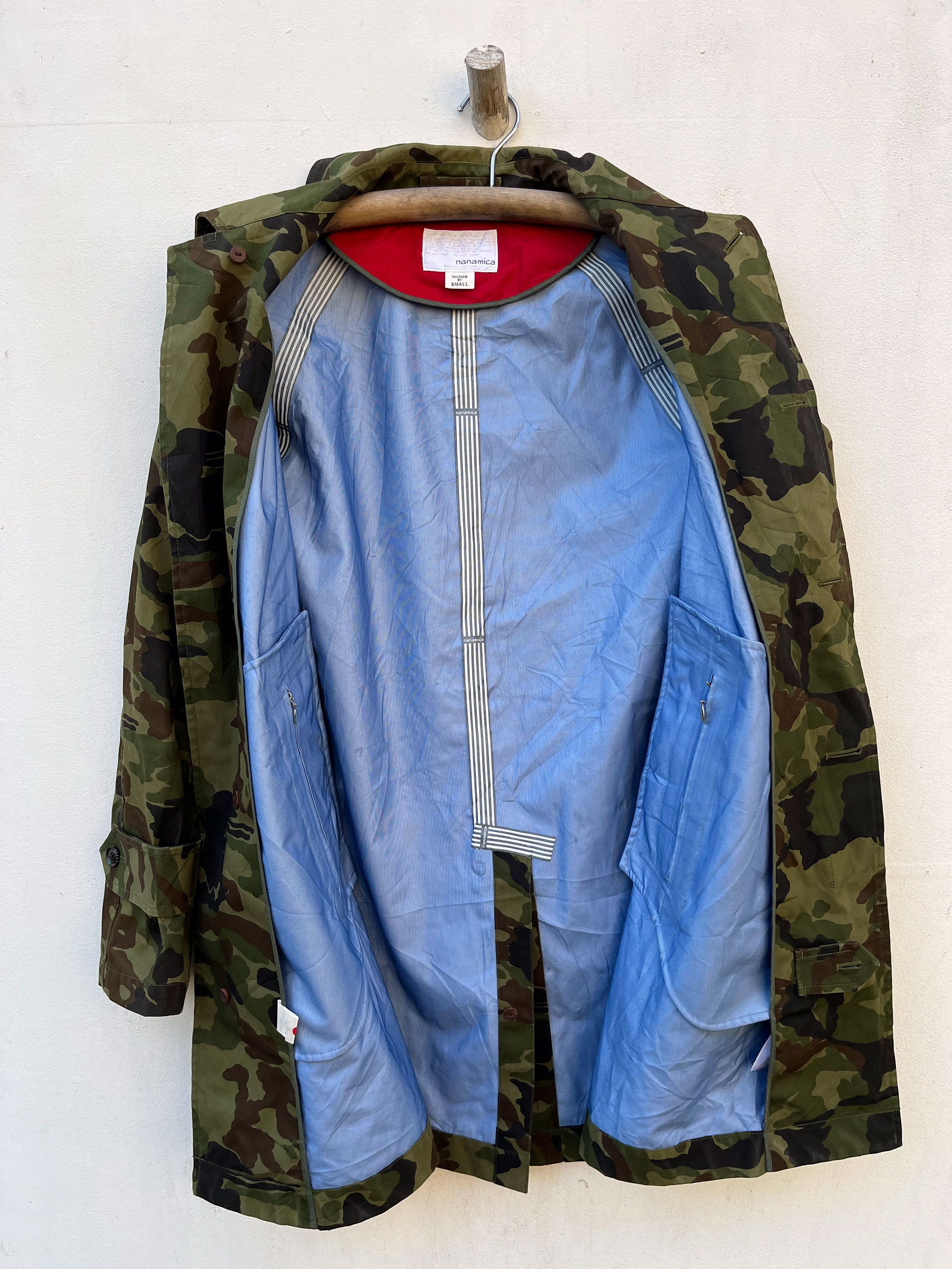 Goretex × Japanese Brand × Nanamica Nanamica Gore Tex Camouflage Army Coat Size US S / EU 44-46 / 1 - 7 Thumbnail