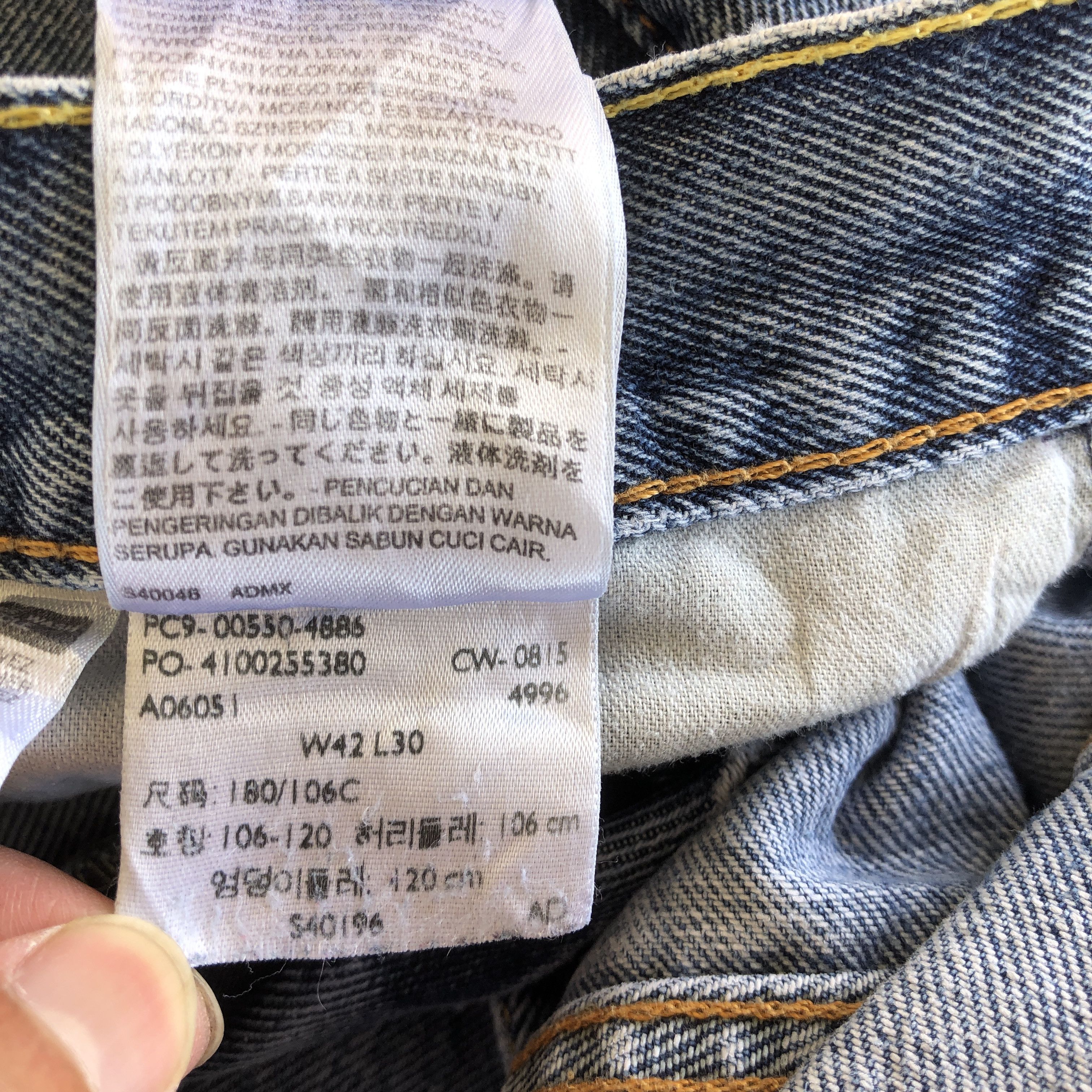 Levi's Vintage Y2K Levis Baggy Jeans Levi's 550 Light Wash Denim Size US 40 / EU 56 - 6 Thumbnail