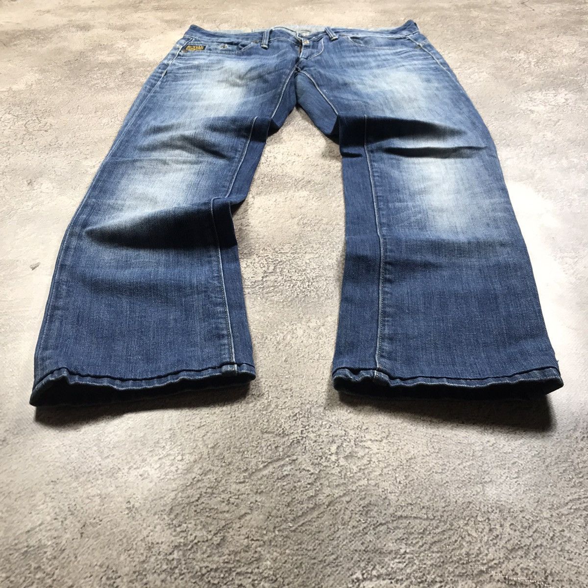G-Star Vintage G-Star Japan 90s Distressed Low Rise Flared Jeans Size US 32 / EU 48 - 1 Thumbnail