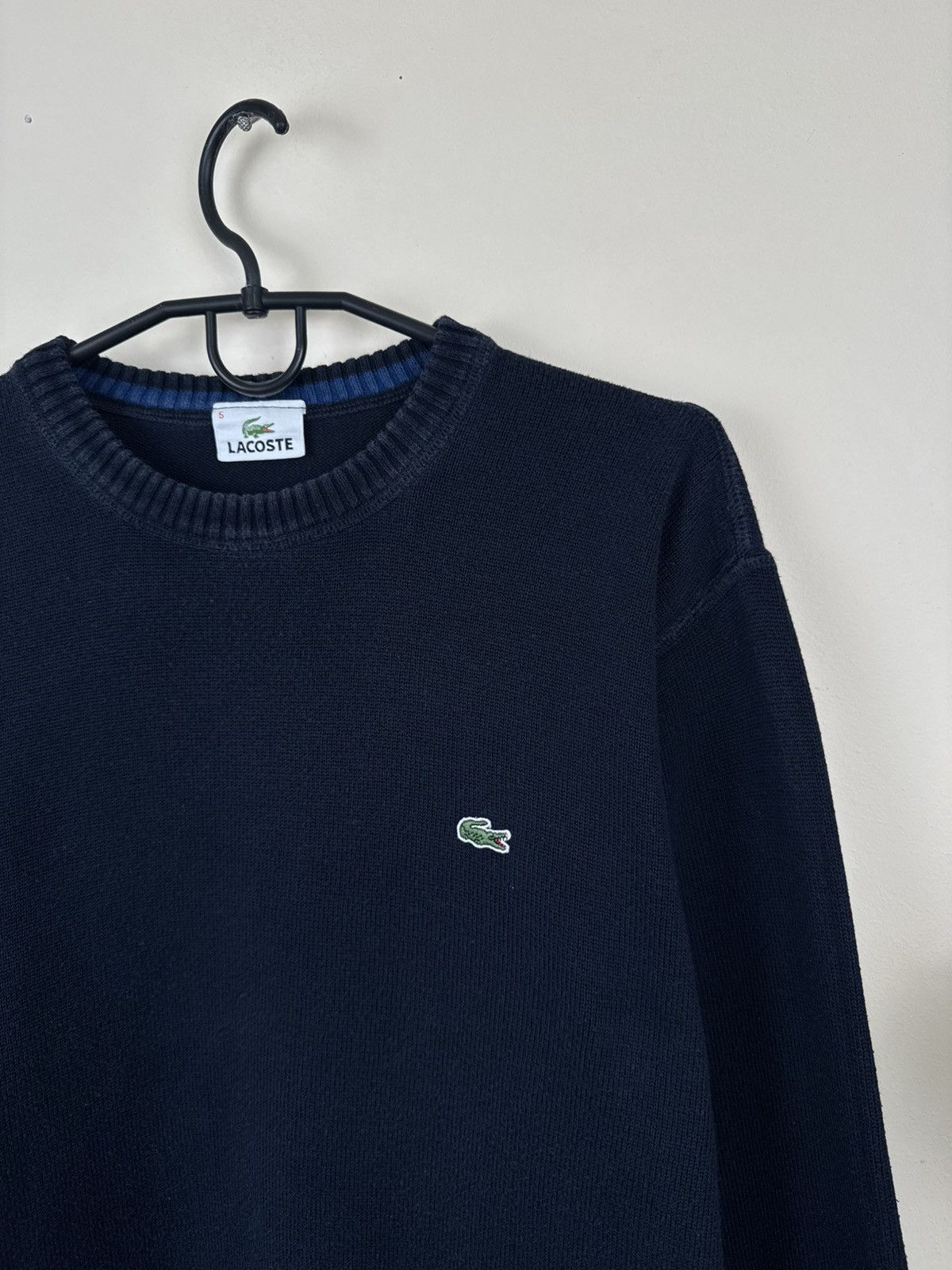 Lacoste Vintage Lacoste Sweater Dark Blue L Pasha Style Casual Size US L / EU 52-54 / 3 - 16 Thumbnail