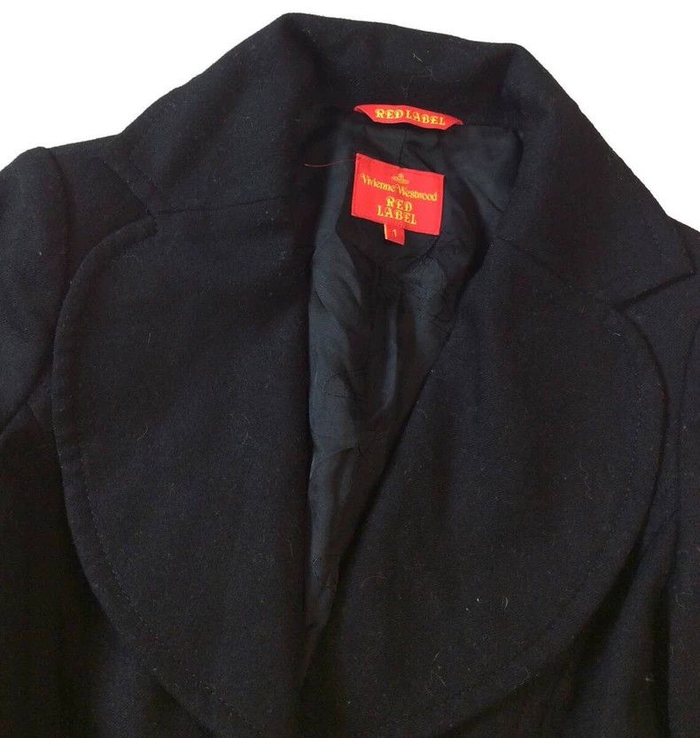 Vivienne Westwood Vivienne Westwood size1 Gray sleek wool coat Size S / US 4 / IT 40 - 2 Thumbnail