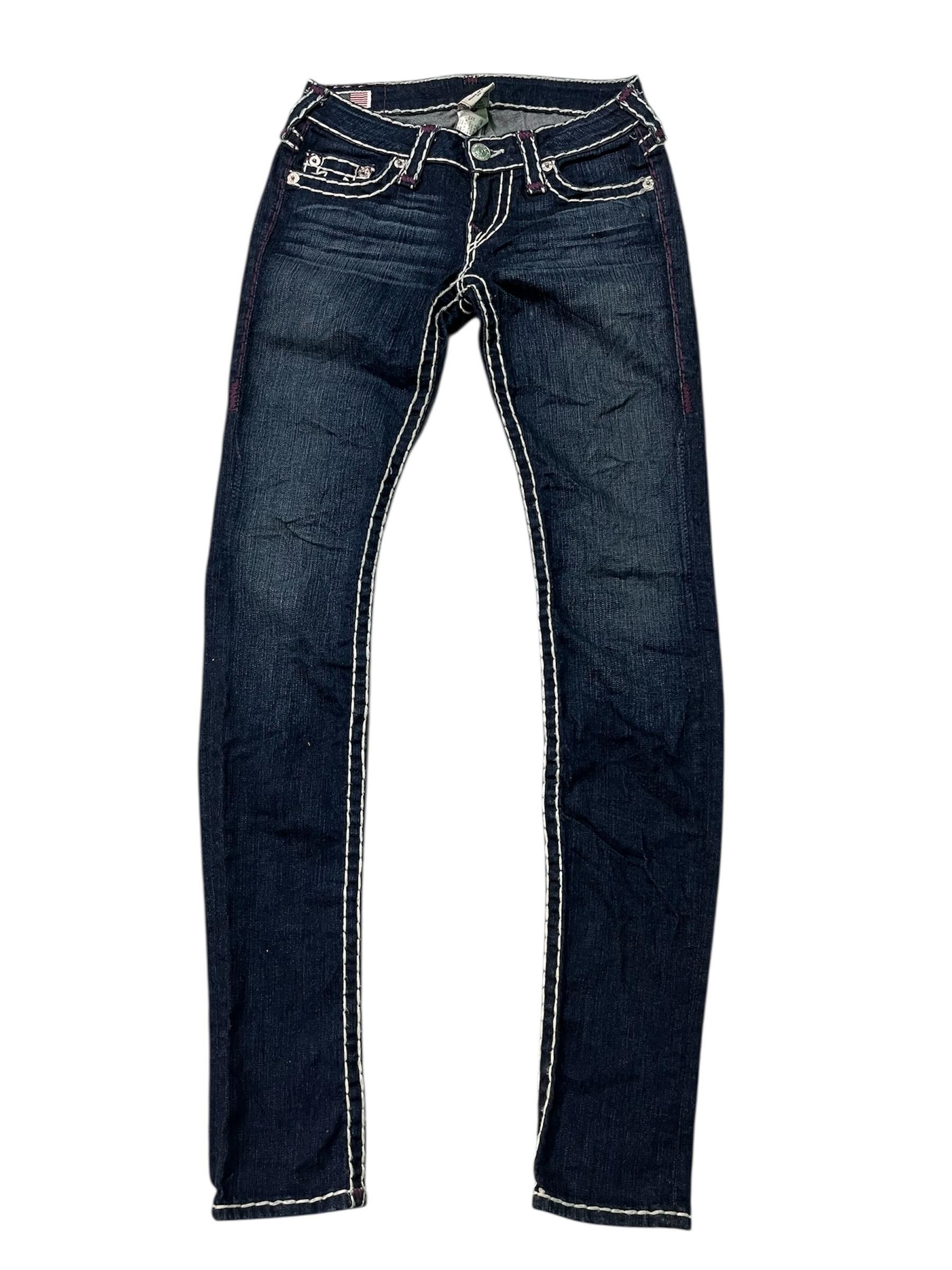 True Religion True Religion Stella Super T Skinny Jeans Size 27" / US 4 / IT 40 - 2 Thumbnail