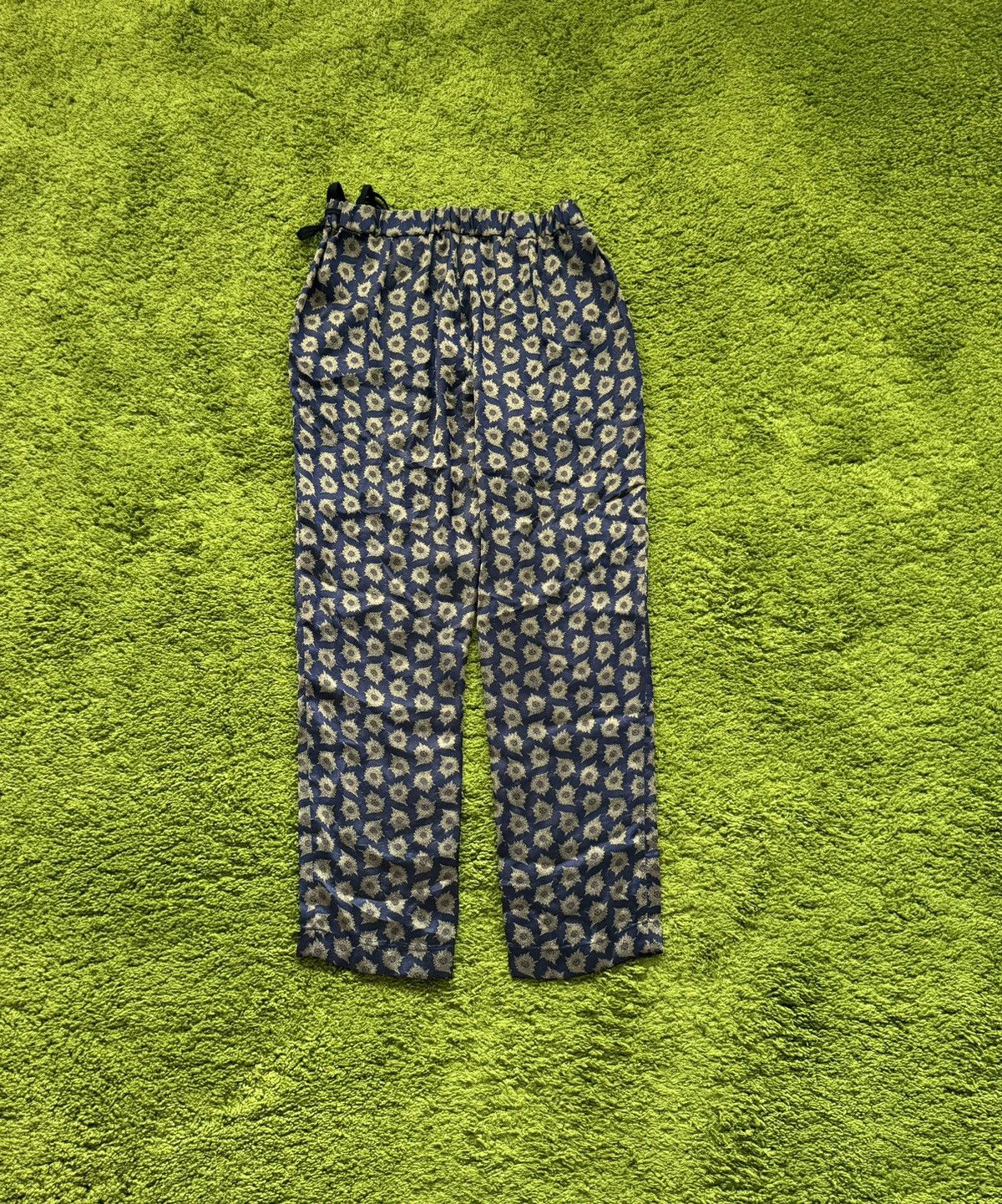 Designer × Dries Van Noten Dries Van Noten silk blend graphic pants Size 28" / US 6 / IT 42 - 2 Thumbnail