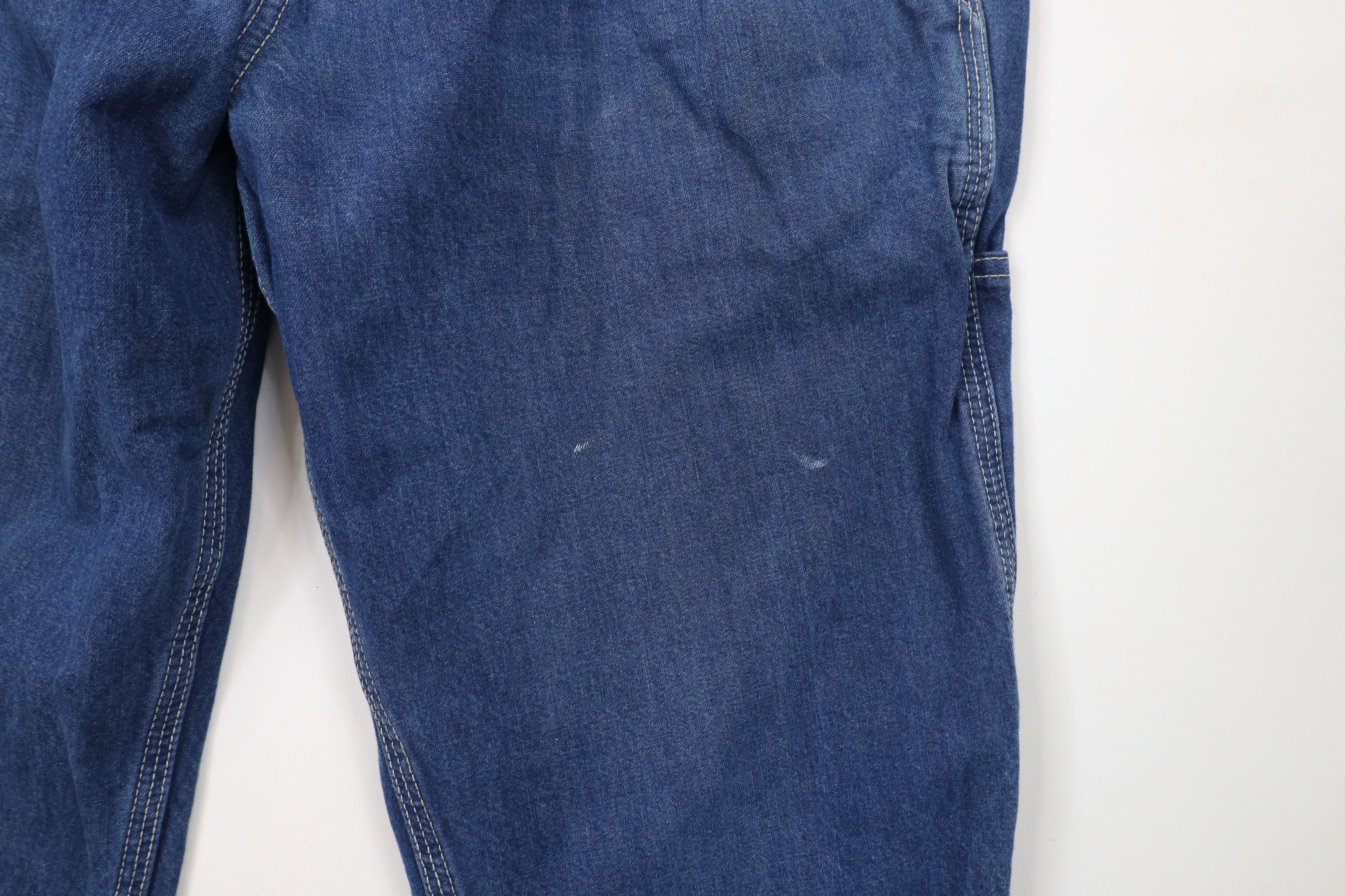 Carhartt × Vintage Vintage Carhartt FR Flame Resistant Wide Leg Dungaree Jeans Size US 34 / EU 50 - 6 Thumbnail