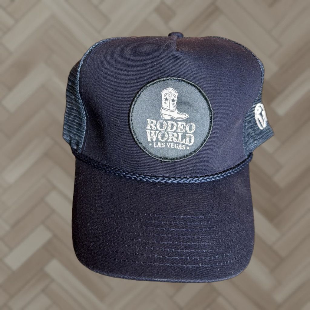 Vintage **Cobra Women Adjustable Trucker Hat Blue Rodeo Western** User: **Cobra Women's Adjustable Trucker Hat Blue Rodeo Western** Size ONE SIZE - 1 Thumbnail