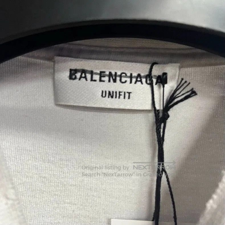 Balenciaga Balenciaga Gray Lightning Logo Short Sleeve Tee. Size US S / EU 44-46 / 1 - 5 Thumbnail