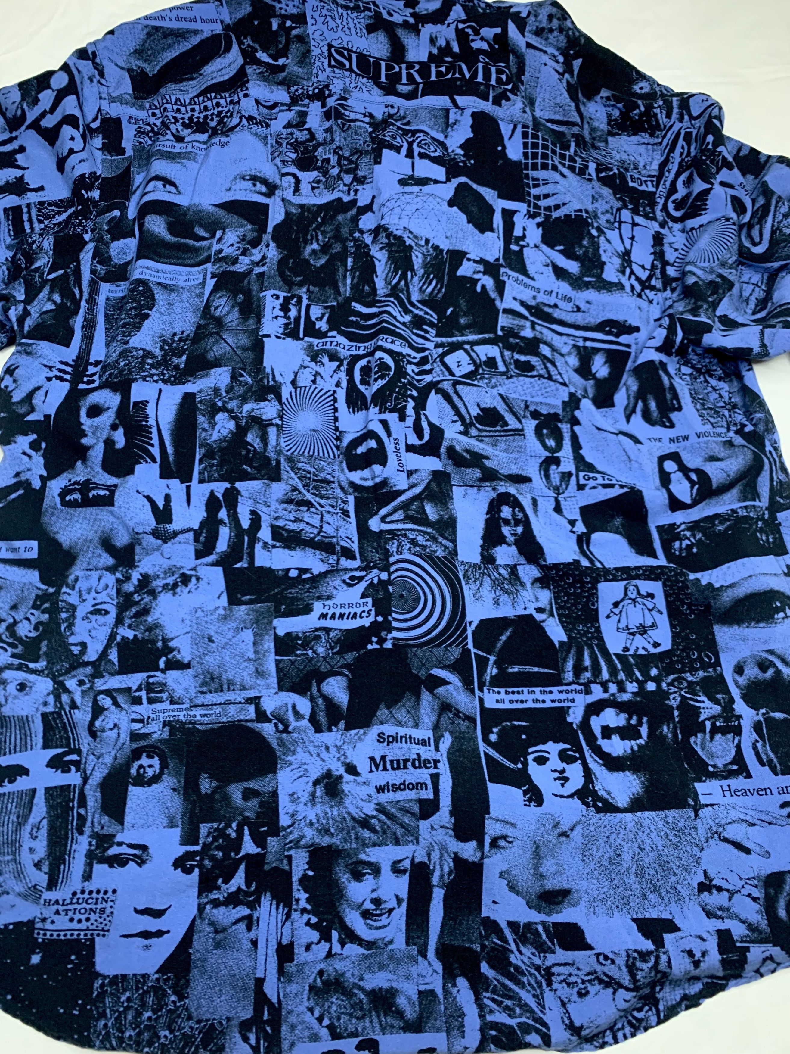 Supreme Supreme SS18 Vibrations Shirt (L) Size US L / EU 52-54 / 3 - 8 Thumbnail