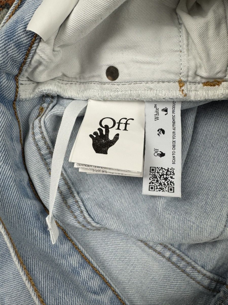Off-White Off-White corp distress skinny light washed denim Size US 32 / EU 48 - 20 Thumbnail