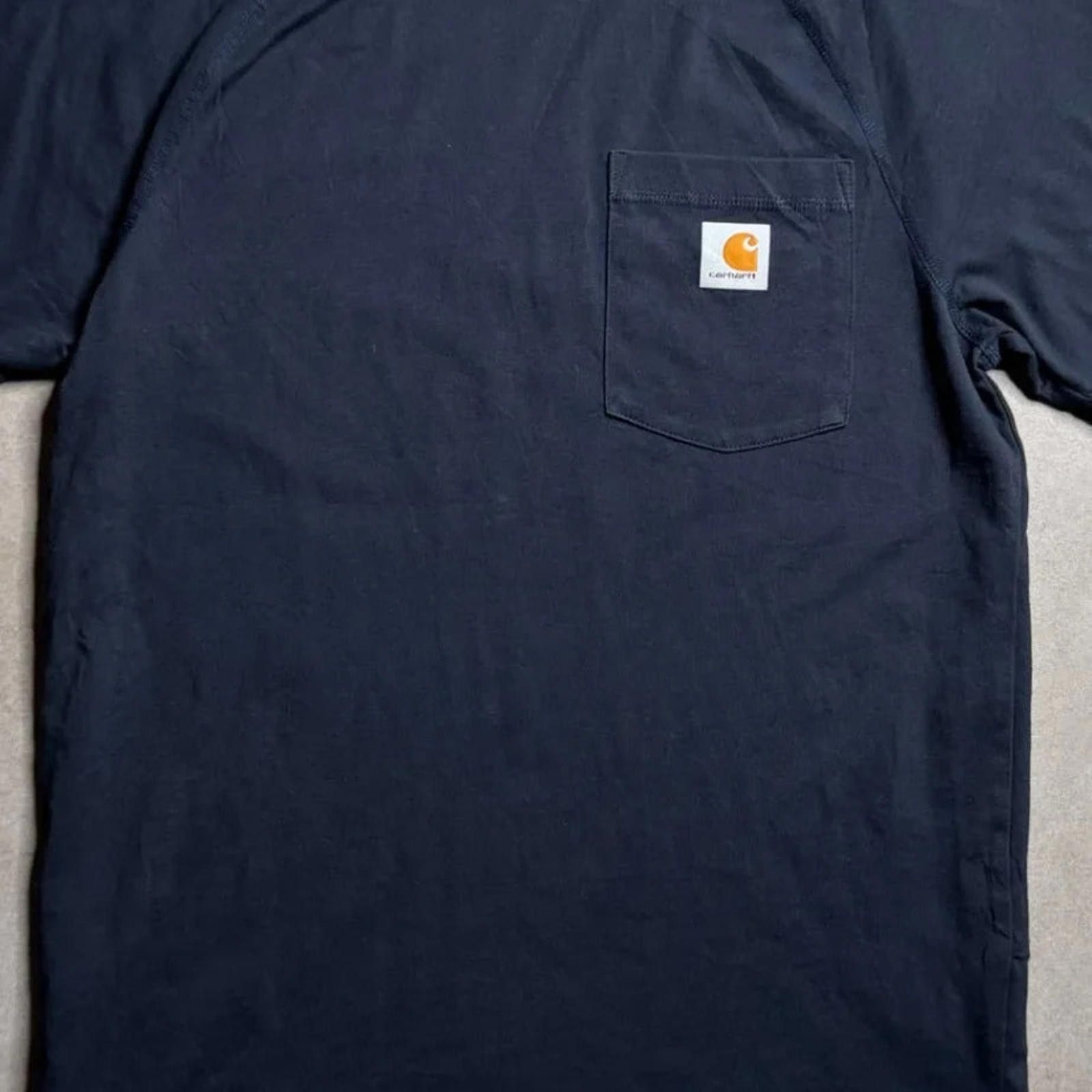 Carhartt Vintage Carhartt Navy T-Shirt - 3XS Size US M / EU 48-50 / 2 - 8 Thumbnail