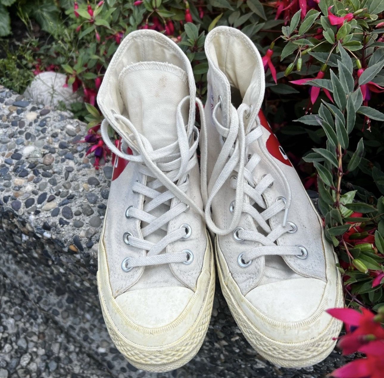Comme des Garcons Converse Chuck Taylor All Star High x Comme des Garcons Size US 6 / IT 36 - 3 Thumbnail