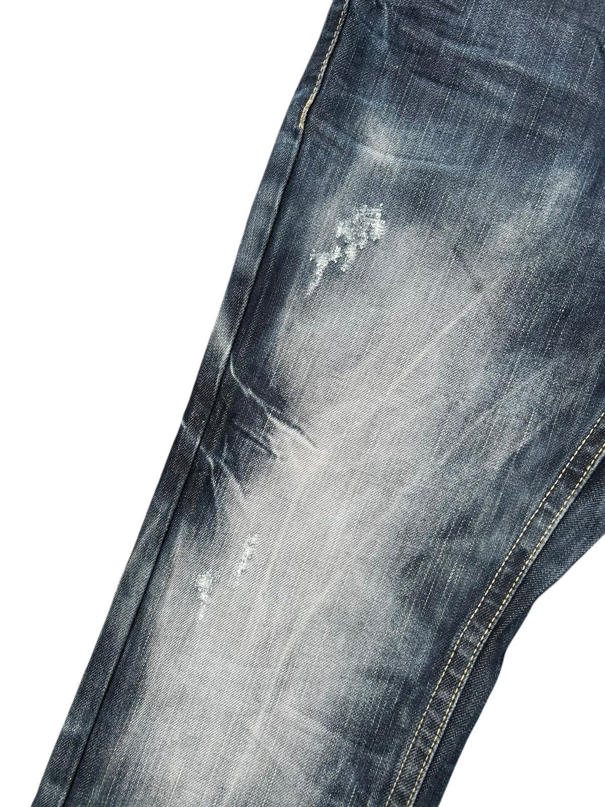 Kapital RED PEPPER JAPANESE DISTRESSED DENIM JEANS Size US 34 / EU 50 - 6 Thumbnail