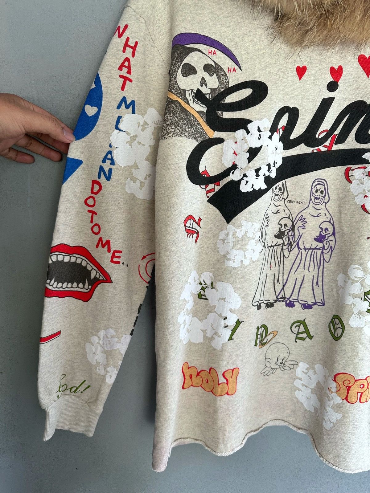 Beauty Beast × Hysteric Glamour × Japanese Brand Japanese Fur Hoodie Hbat Saint full art Size US L / EU 52-54 / 3 - 5 Thumbnail