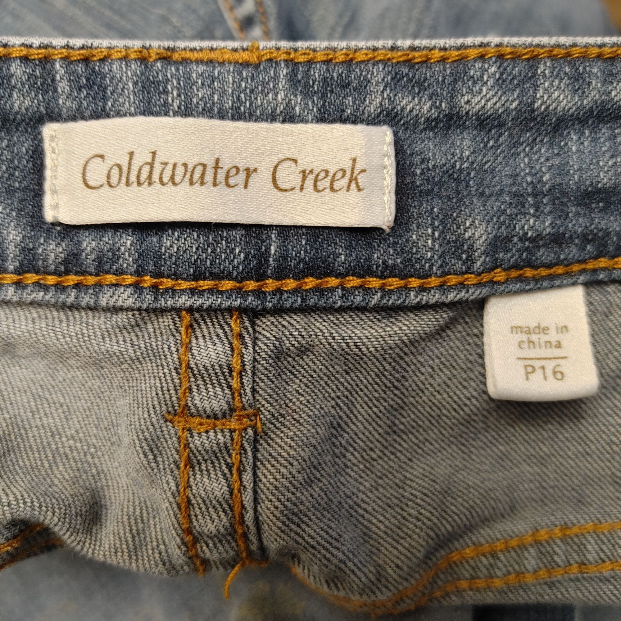 Coldwater Creek Coldwater Creek Women's Blue Denim Capri Jeans P16 Size 38" / US 16 / IT 52 - 3 Thumbnail