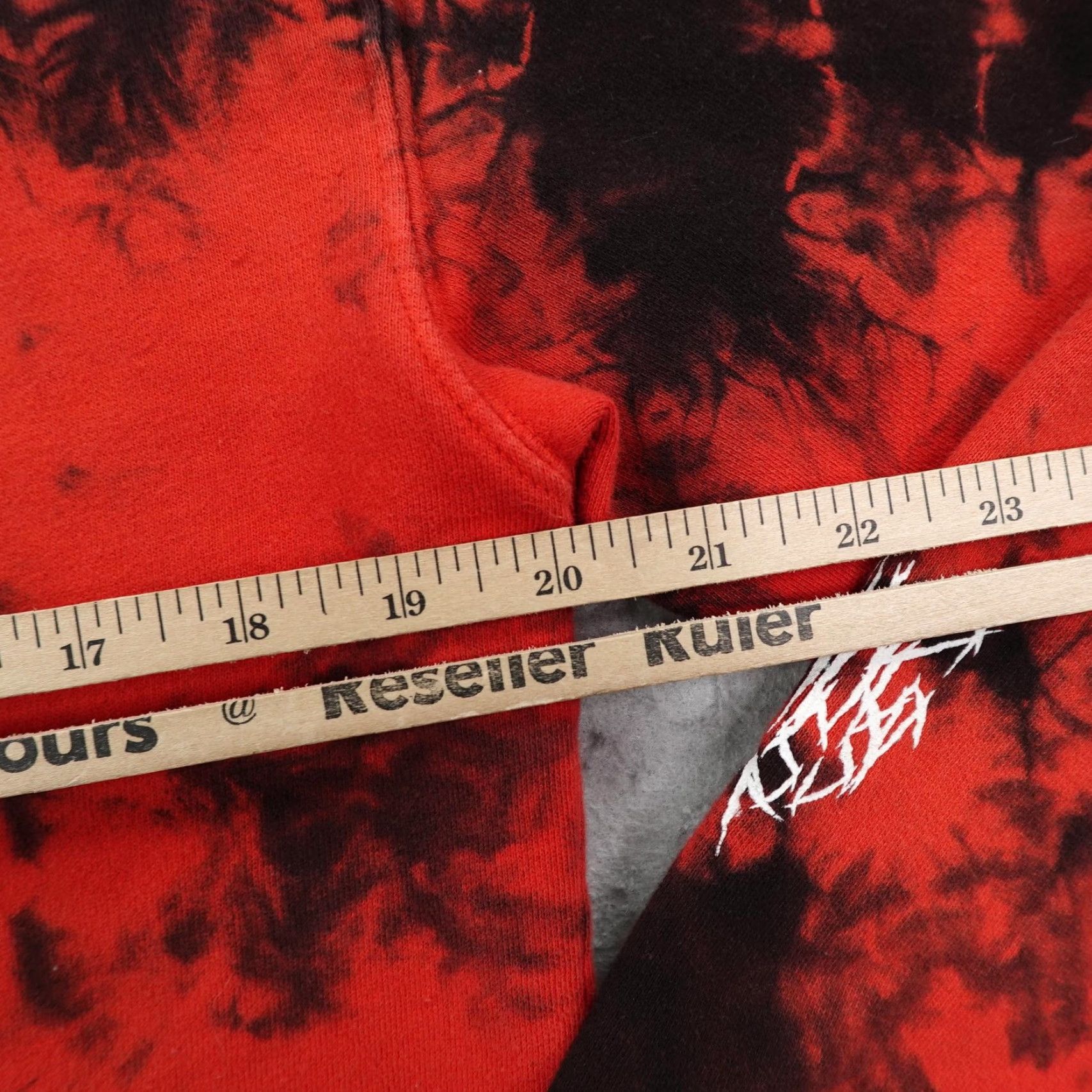 Vintage Lurking Class Sketchy Tank Hoodie Mens Small Red Black Tie Dye Skull Sweatshirt Size US S / EU 44-46 / 1 - 5 Thumbnail