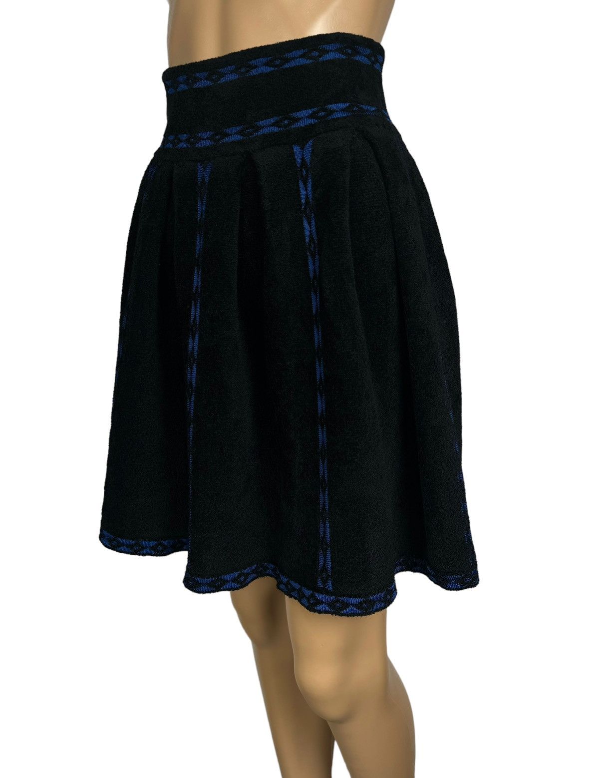 Maje Maje PARIS Jerome Jacquard-Pattern Pleated Mini Skirt size 2 Size 30" / US 8 / IT 44 - 4 Thumbnail