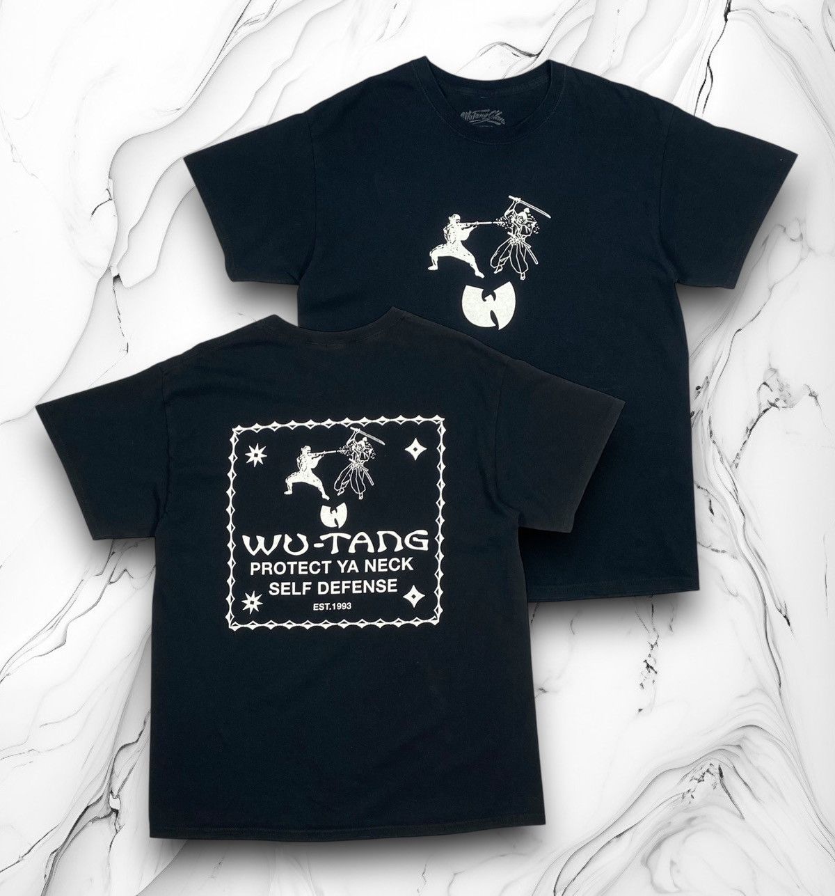 Wu-Tang Clan Wu Tang Clan Protect Ya Neck Big Logo Short Sleeve T Shirt Size US S / EU 44-46 / 1 - 1 Thumbnail