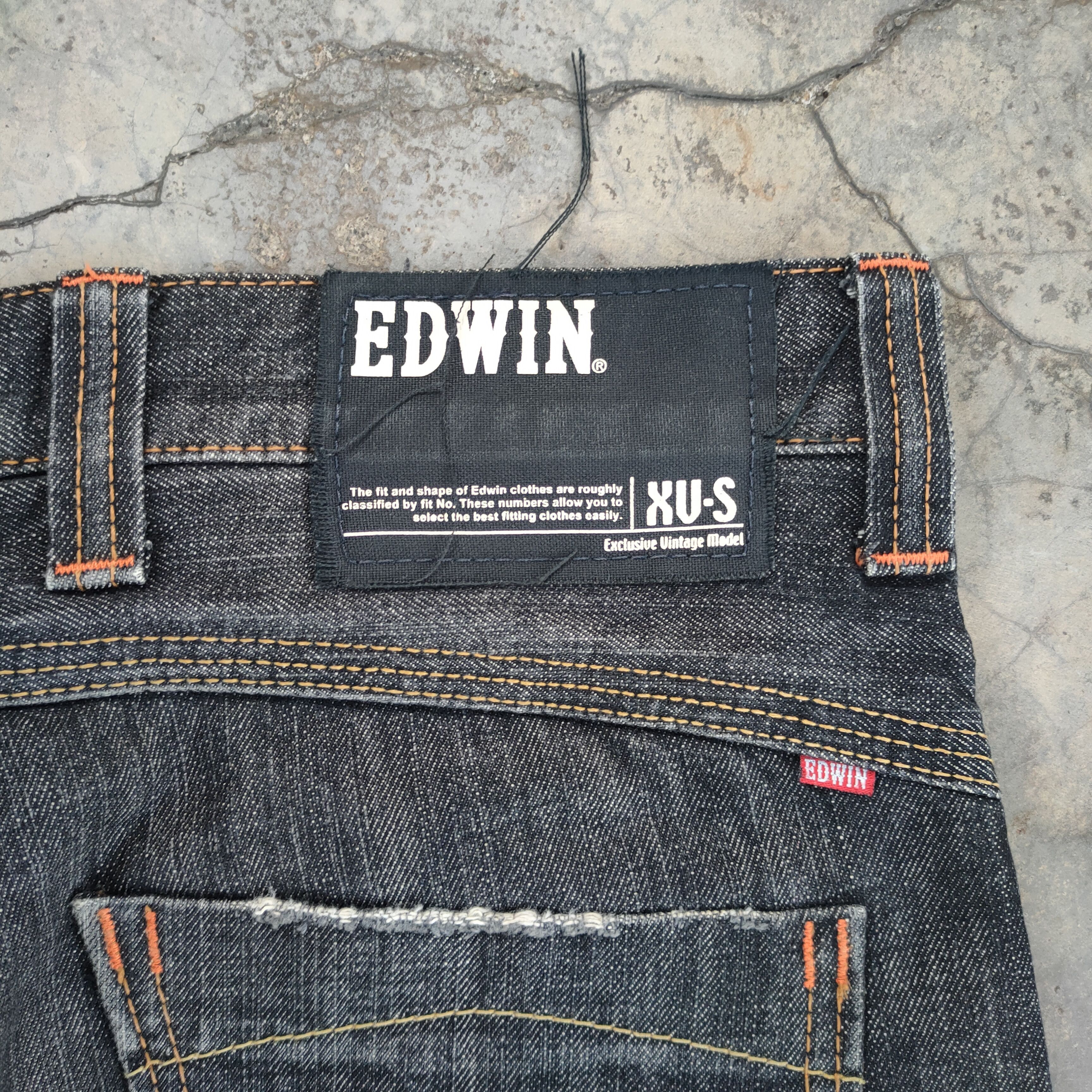 Edwin VINTAGE EDWIN FADED BLACK JEANS DENIM PANTS Size US 34 / EU 50 - 12 Thumbnail