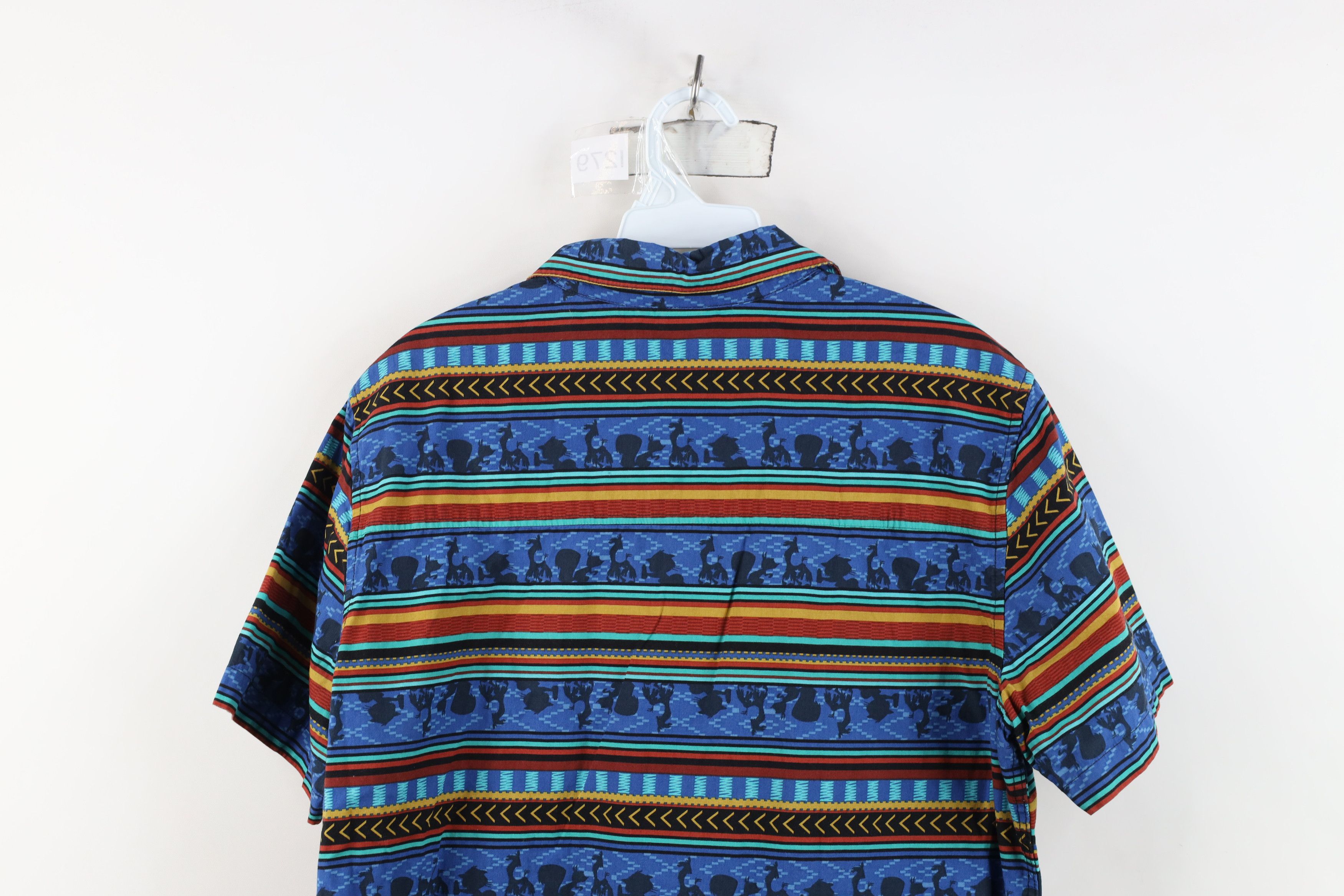 Disney Vintage Disney New Groove Rainbow All Over Print Shirt Size US M / EU 48-50 / 2 - 10 Thumbnail