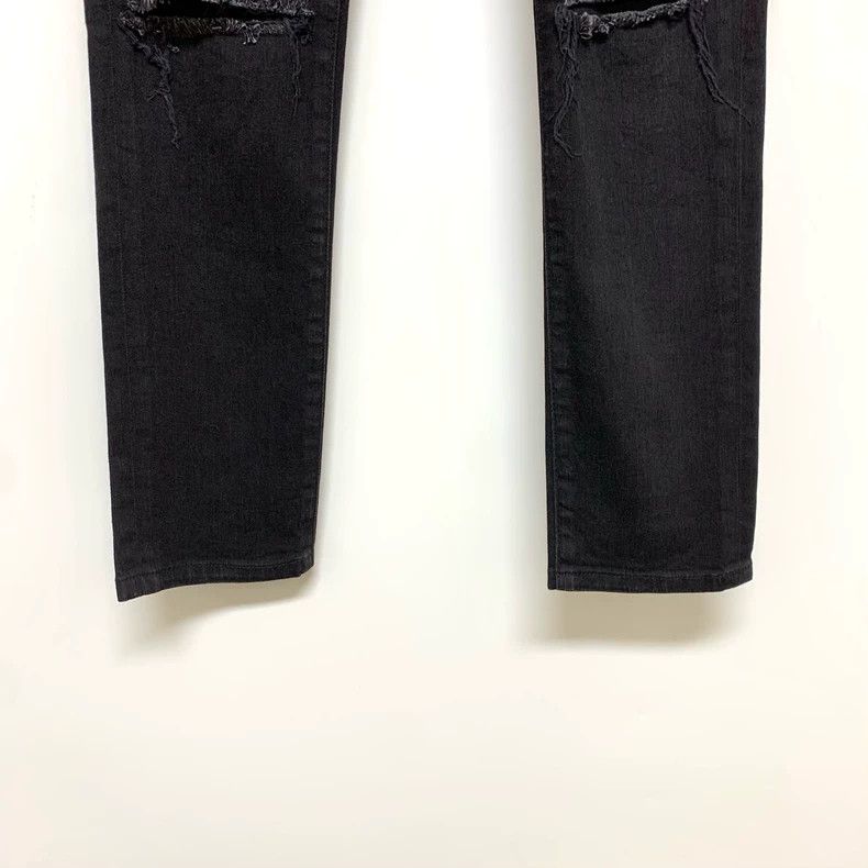 Saint Laurent Paris Saint Laurent Black Ripped Jeans 2504-Nextarrow Size US 27 - 6 Thumbnail
